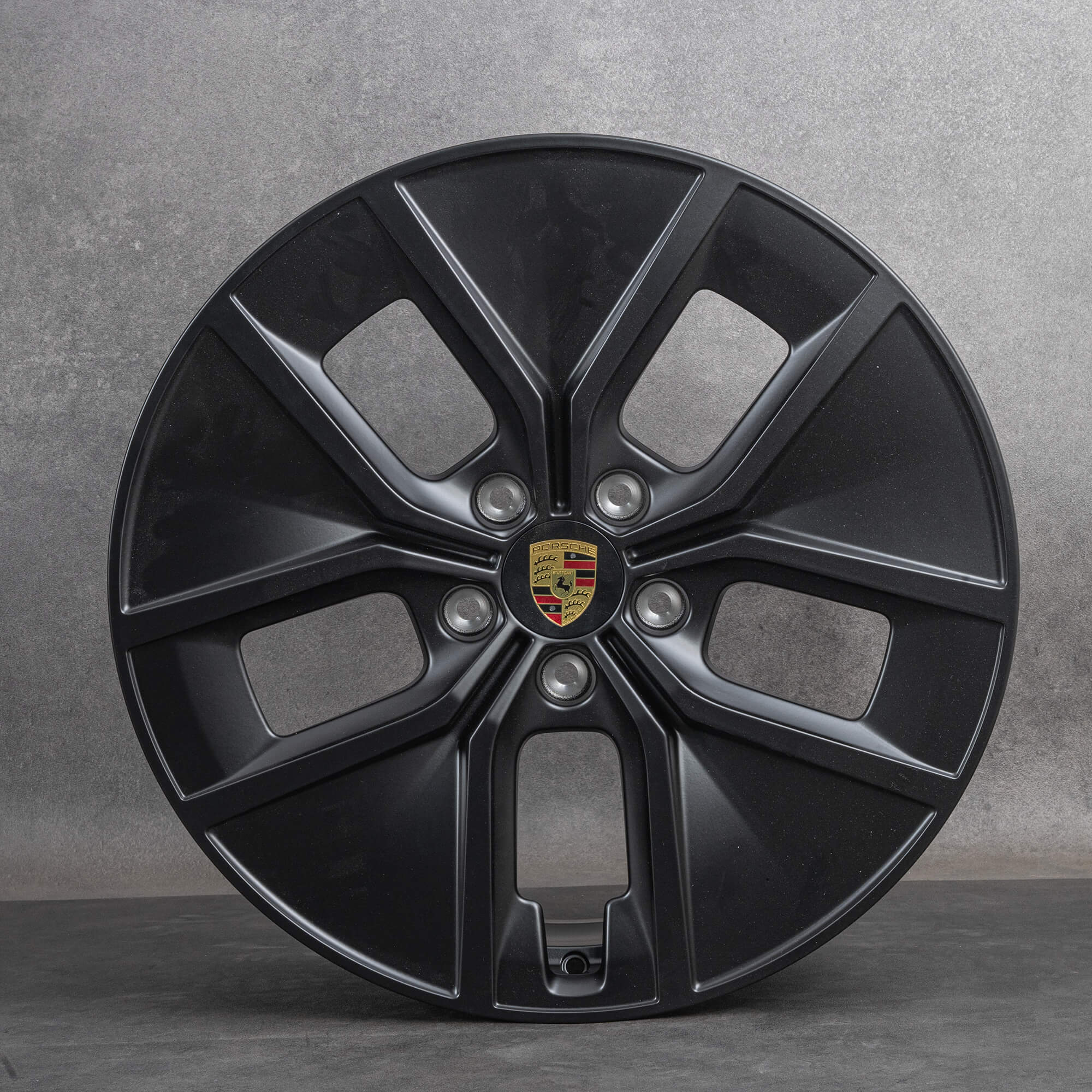 Originele Porsche Taycan velgen 21 inch 9J1601025BS 9J1601025BT Aero zwart