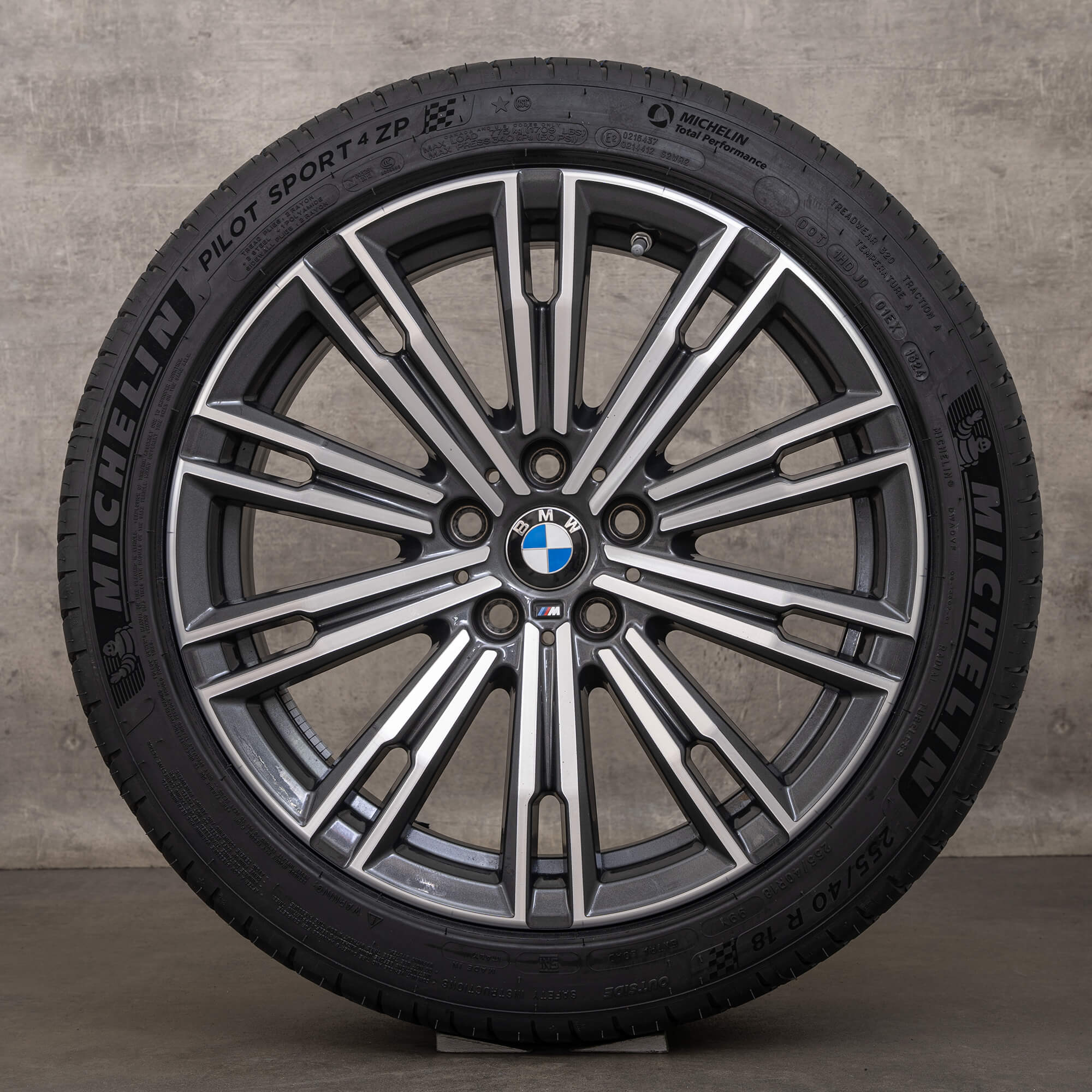 BMW Série 2 G42 3 G20 G21 4 G22 originais jantes de 18 polegadas pneus verão