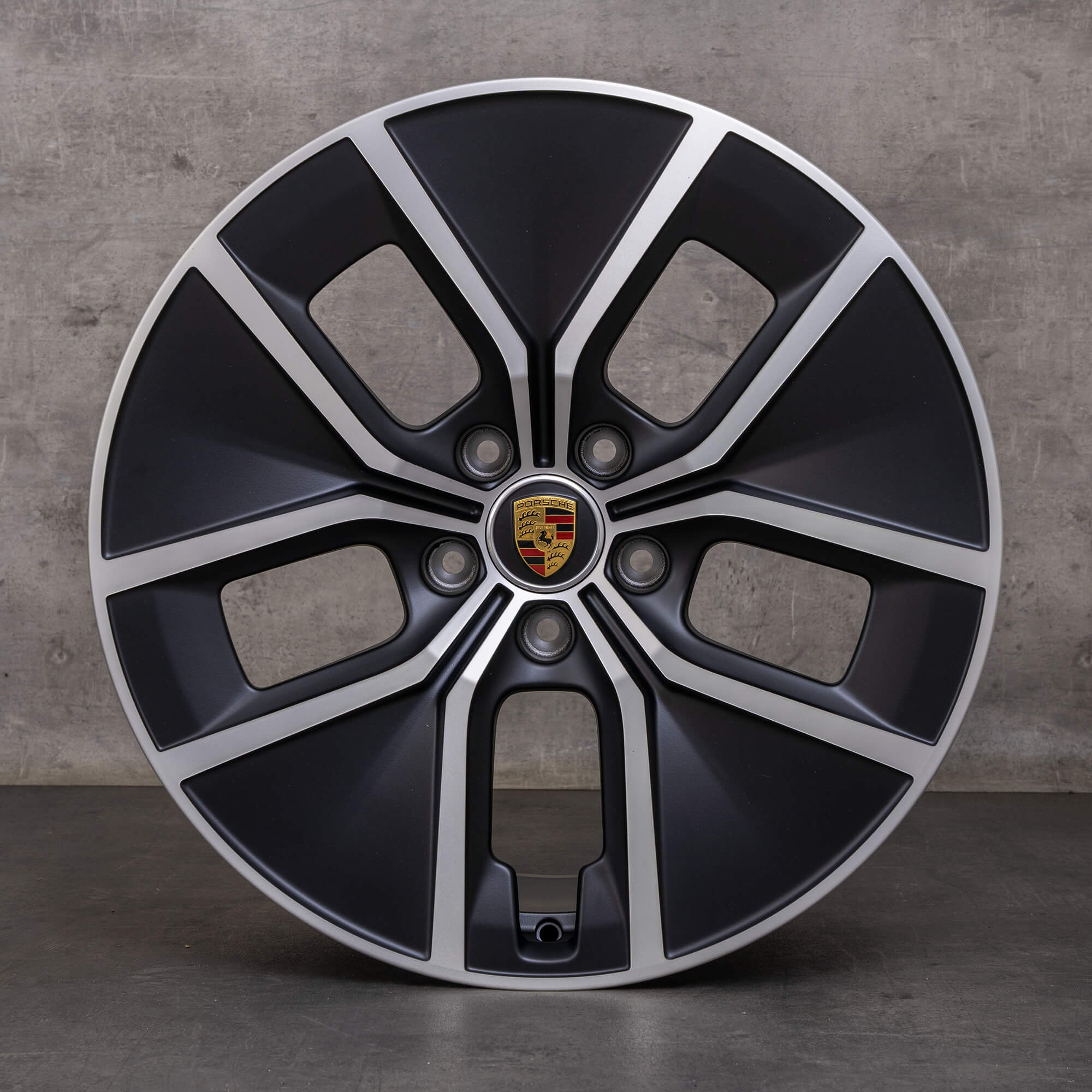 Oryginalne felgi Porsche Taycan 9J1 II 21 cali 9J1601025BS 9J1601025BT czarny mat Polerowane NOWOŚĆ
