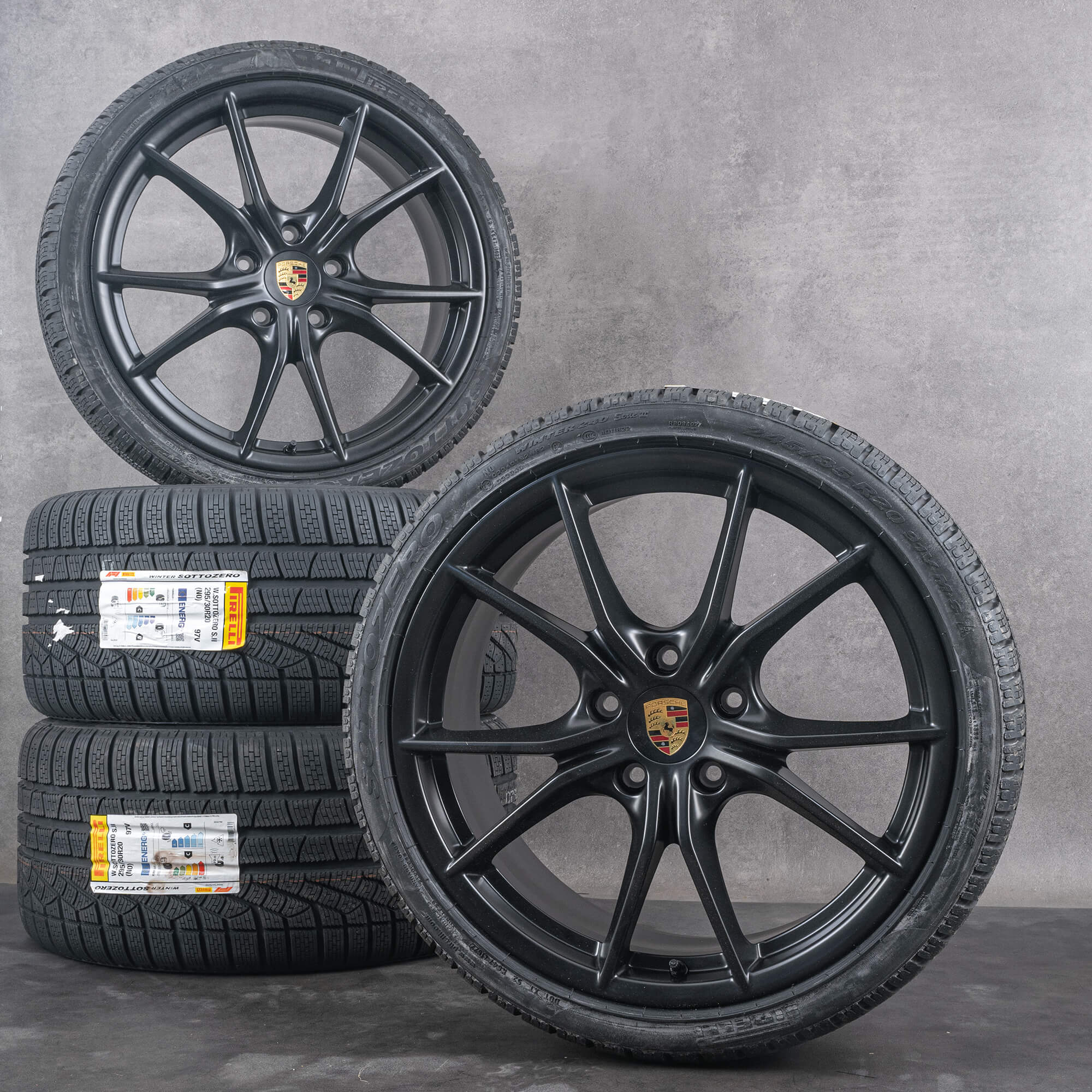 Originele Porsche velgen 20 inch 991 II Winterrder Carrera S C2 winterbanden nieuw