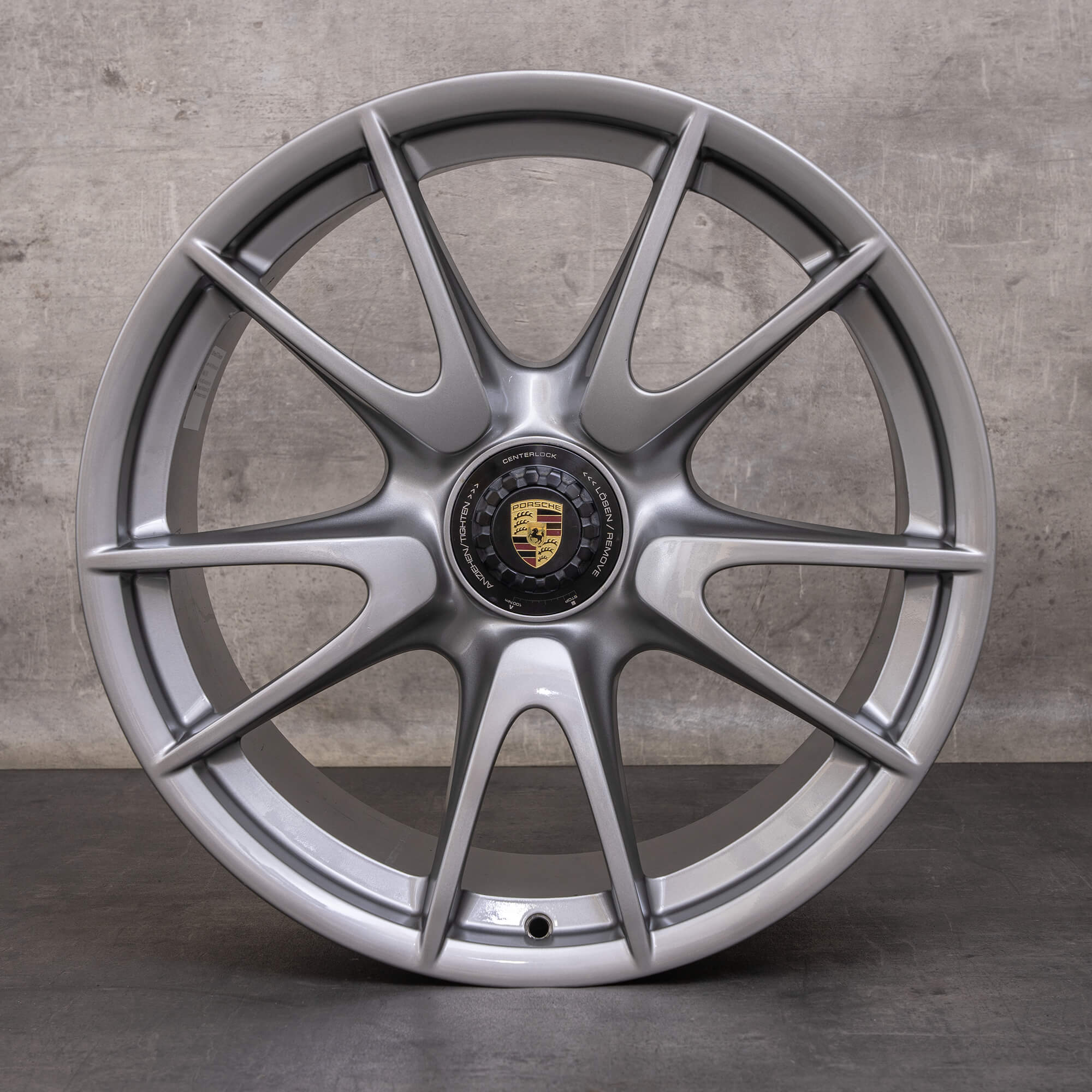 OEM Porsche 997 19 inch GT3 rims 99736215795 99736216590 aluminum