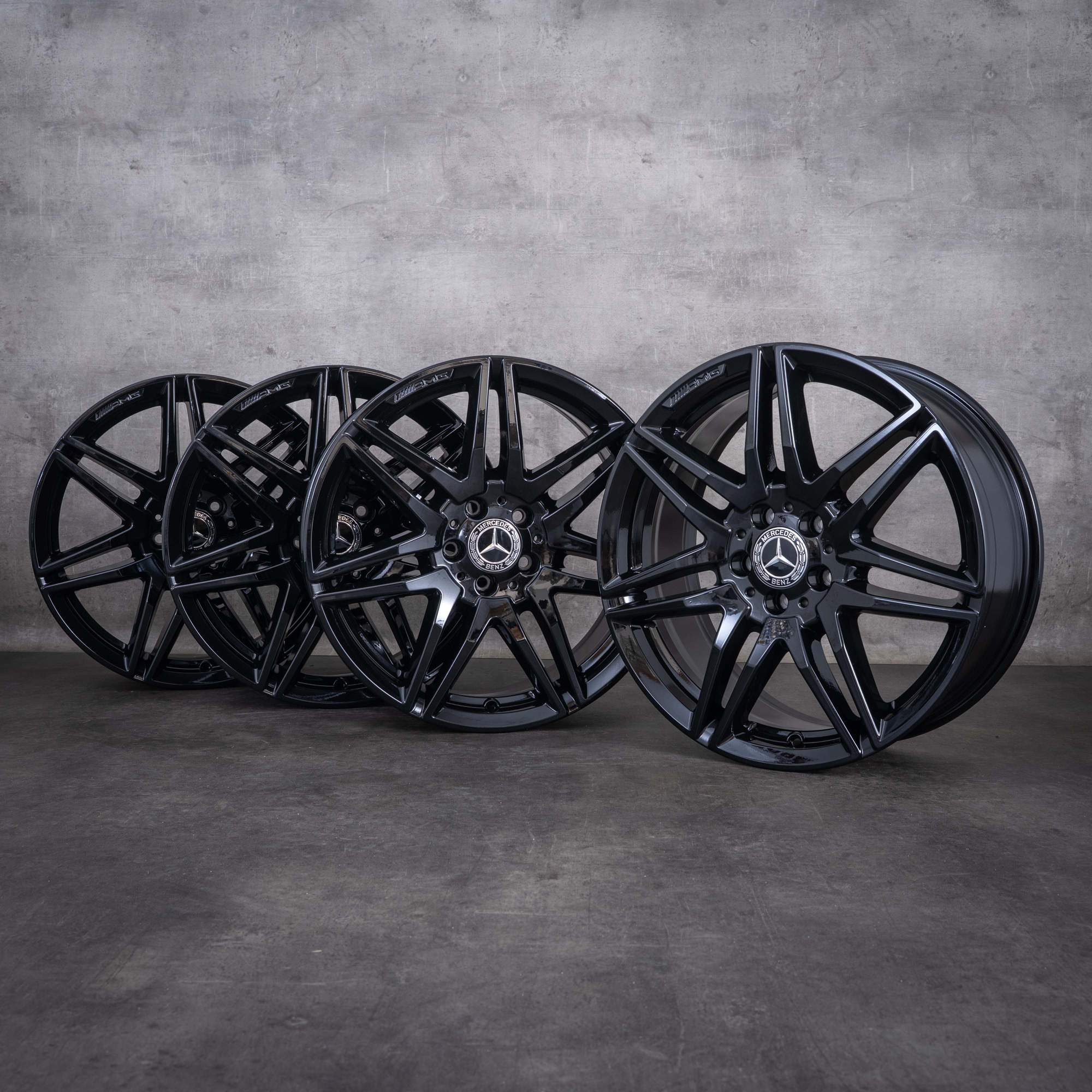 Jantes d'origine Mercedes-Benz Classe V AMG 19 pouces W447 A4474015100 noir brillant NEUVES