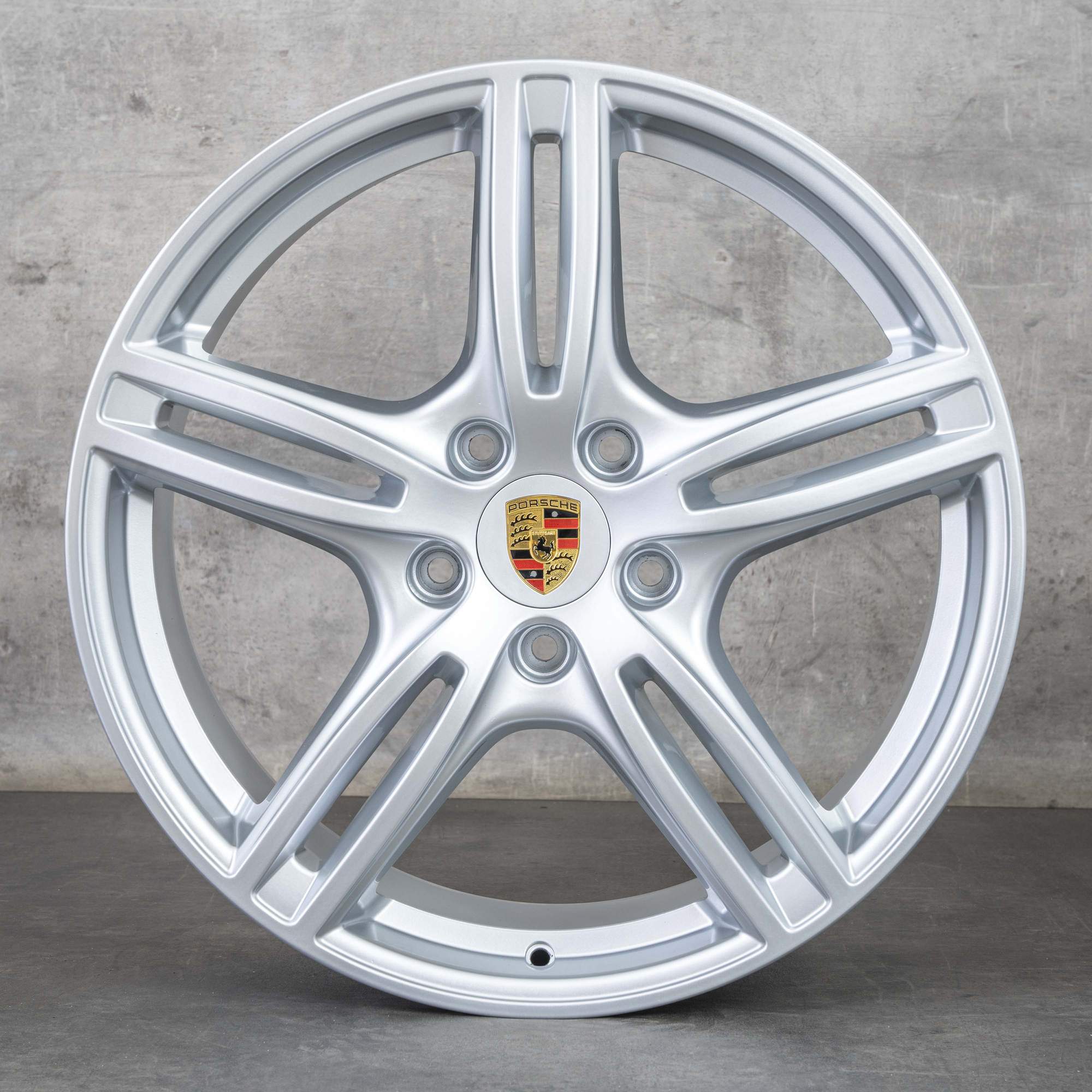Alkuperäiset Porsche Panamera 971 Vanteet 20 tuuman 971601025B hopea kiiltävä