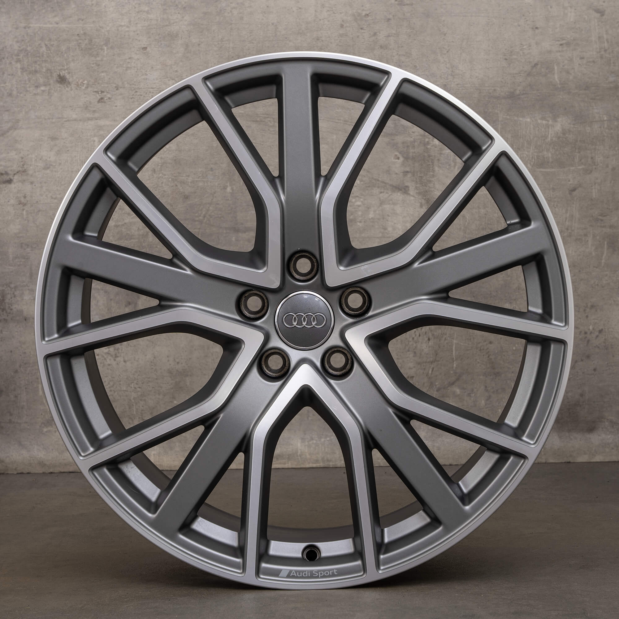 Jantes d'origine Audi A6 S6 4K C8 20 pouces 4K0601025AB noir mat 8,5x20 ET43