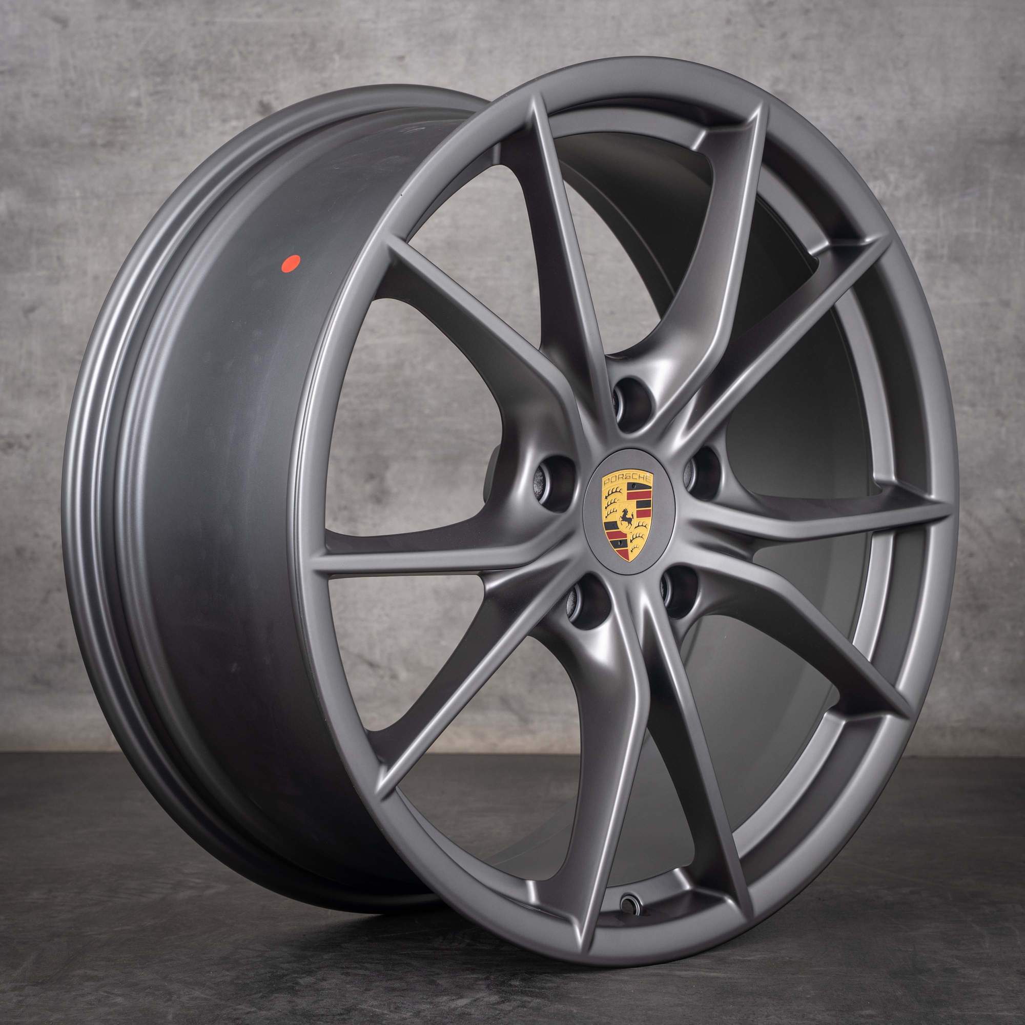 Jante oem Porsche 991 II 20 pouces 99136271000 argent platine mat