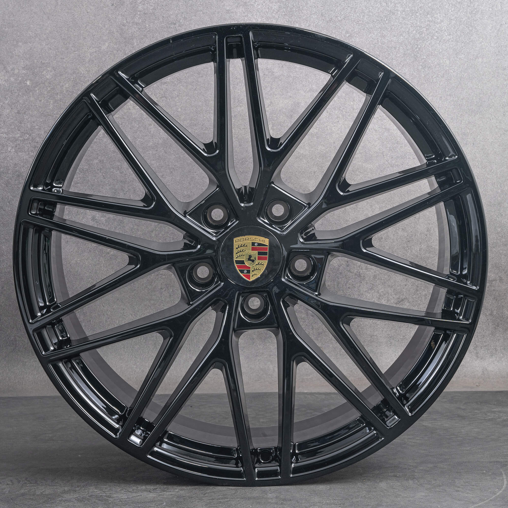 Originele Porsche Cayenne Coupé wielen E3 II 21 inch RS Spyder 9Y0044603C zwart