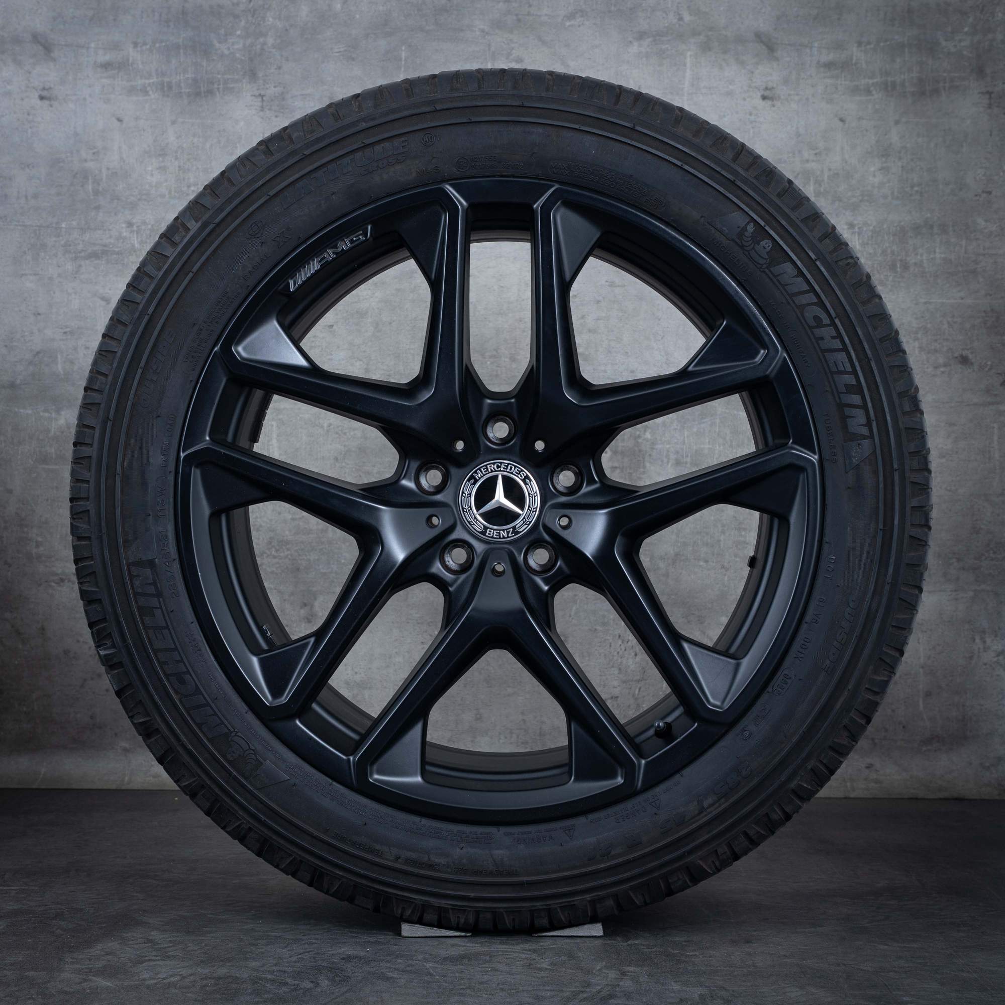 Oryginał Mercedes Benz Klasa G G63 AMG koła zimowe 21 cali W463A W465 Felgi A4634011900 czarny mat