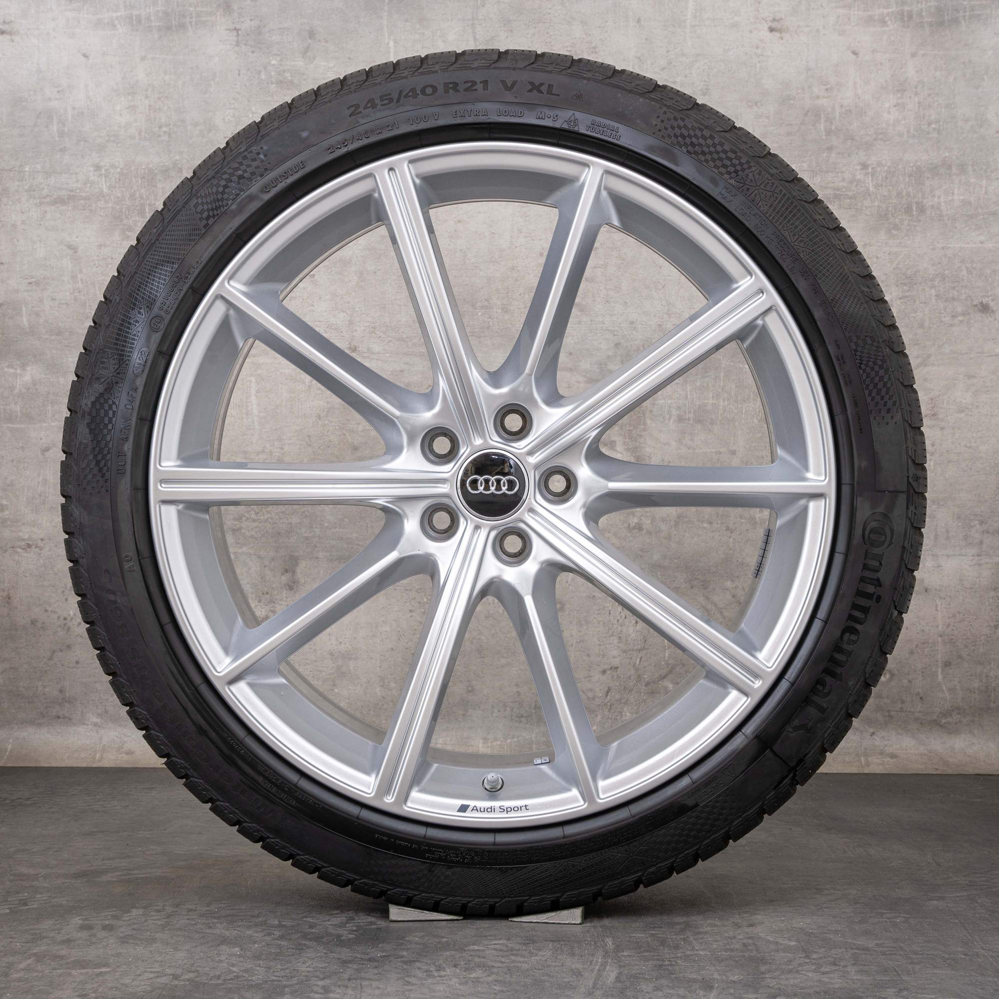 Originali Audi RS6 RS7 cerchi invernali 21 pollici 4K RS auto 4K0601025AA argento lucido