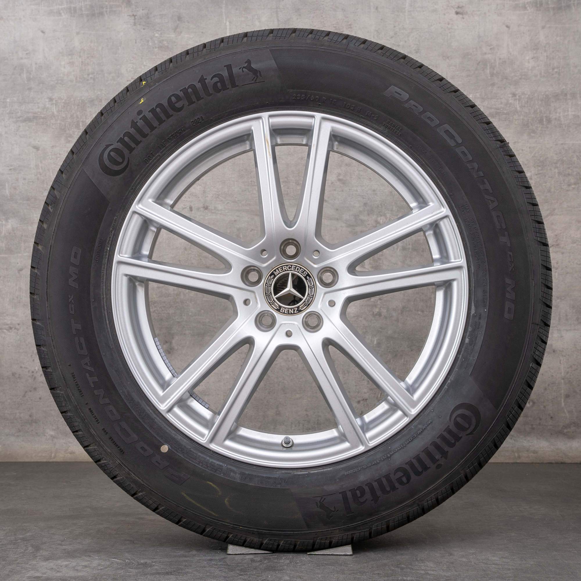 Alkuperäiset Mercedes Benz GLC vanteet 18 tuuman X254 all season renkaat A2544014600 silver glossy