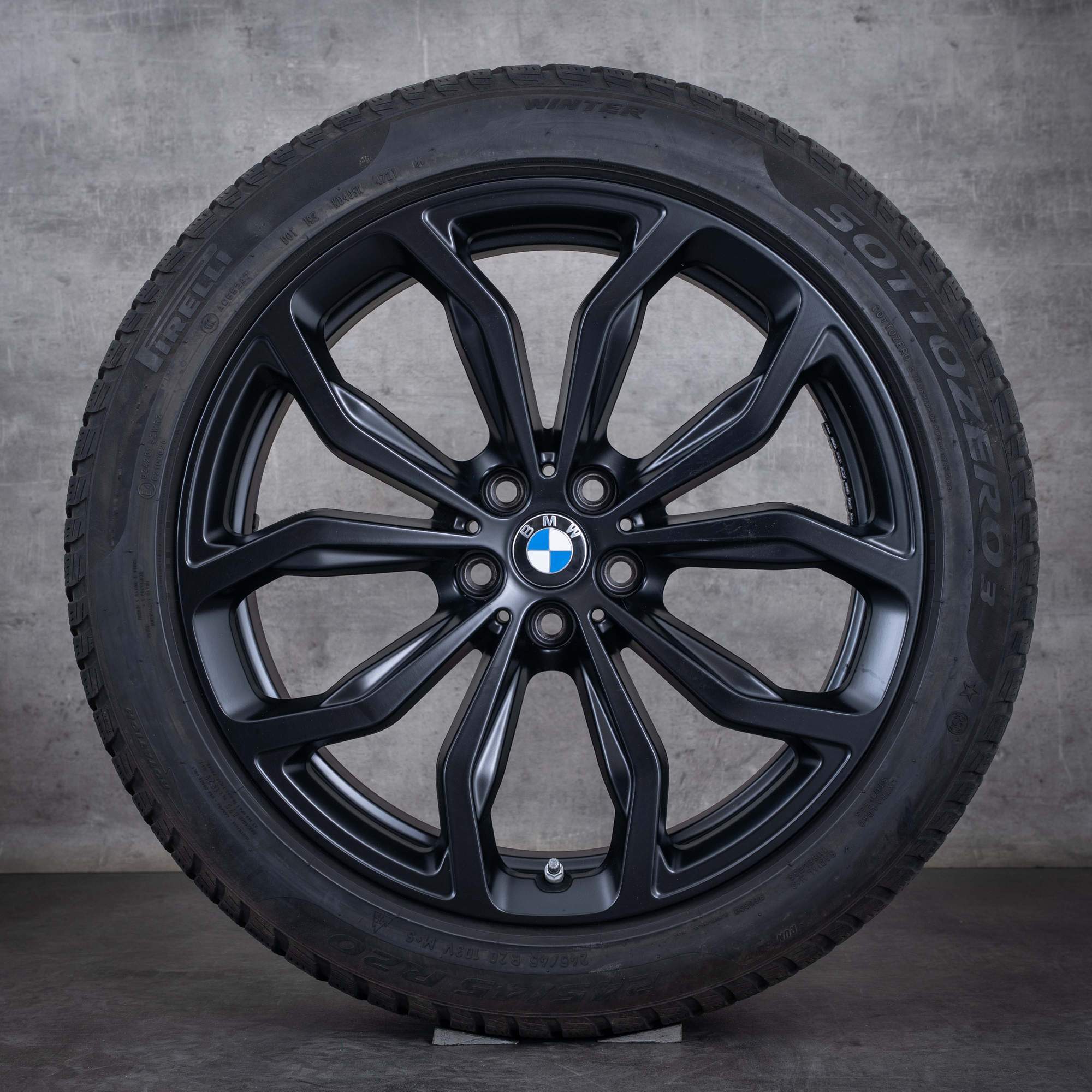 Oryginał BMW X3 X4 koła 20 cali G01 G02 letnie stylizacja 695 6881208 6881209 czarny mat