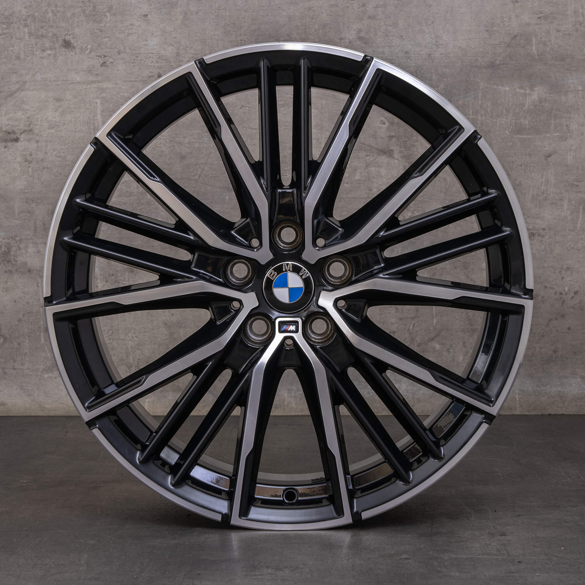 Original BMW 1er 2er Winterräder 19 Zoll F40 F44 Gran Coupe Felgen Styling 552 M 8092356 schwarz glanzgedreht
