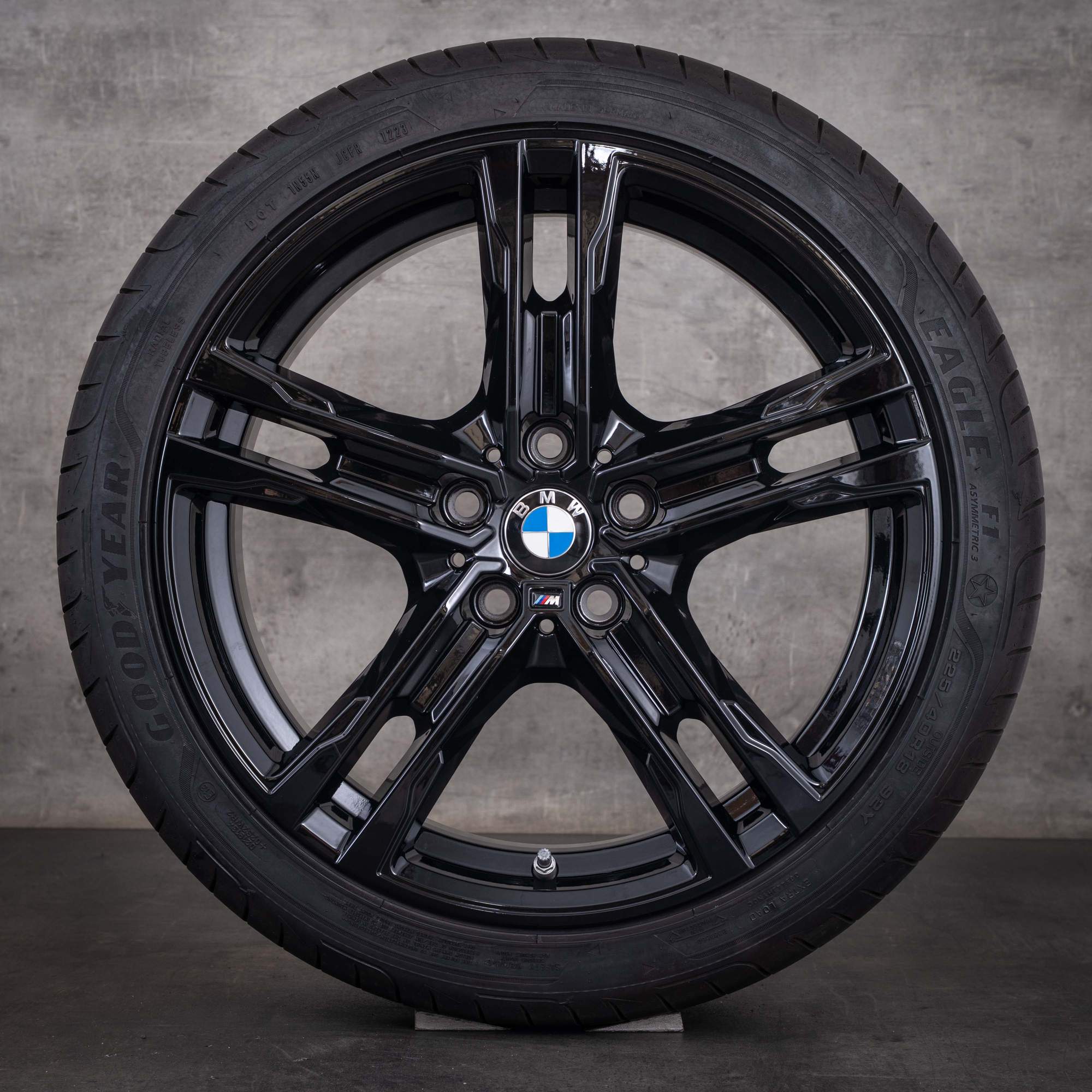 Original BMW 1er 2er Felgen 18 Zoll F40 F44 Gran Coupe Sommerräder Styling 819 8092352 jet black