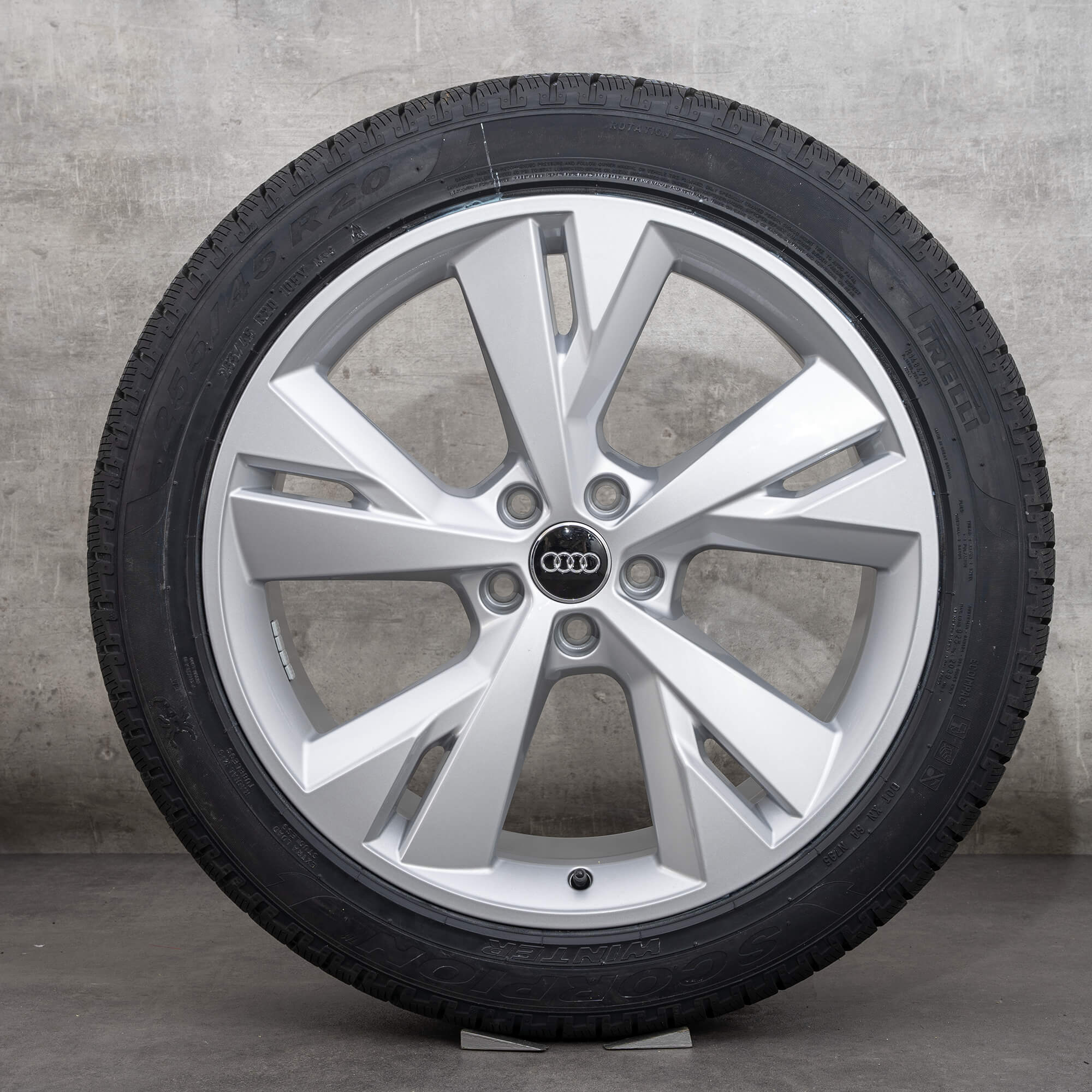 Original Audi e-tron Q4 & Sportback Winterräder 20 Zoll FZ Felgen 89A601025AP 89A601025AQ silber