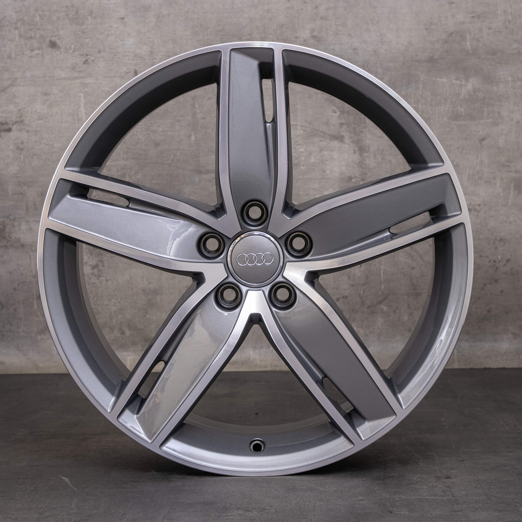 OEM Audi A3 S3 RS3 Rims 19 inch 8V 8Y 8V0601025AS anthracite glossy turned