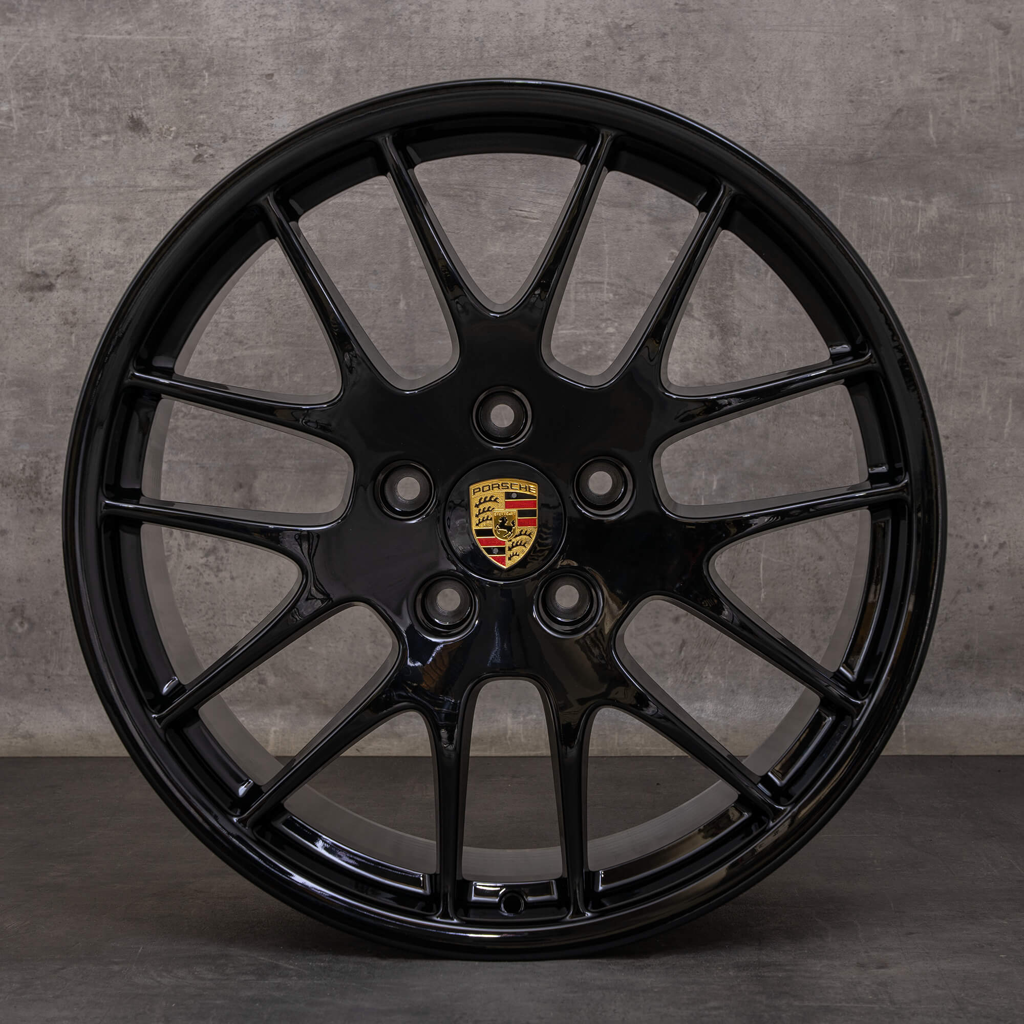 Alkuperäiset Porsche Panamera 970 talvirenkaat 20 tuuman 4 & S GTS Turbo vanteet 97036217808 97036219007 musta kiiltävä