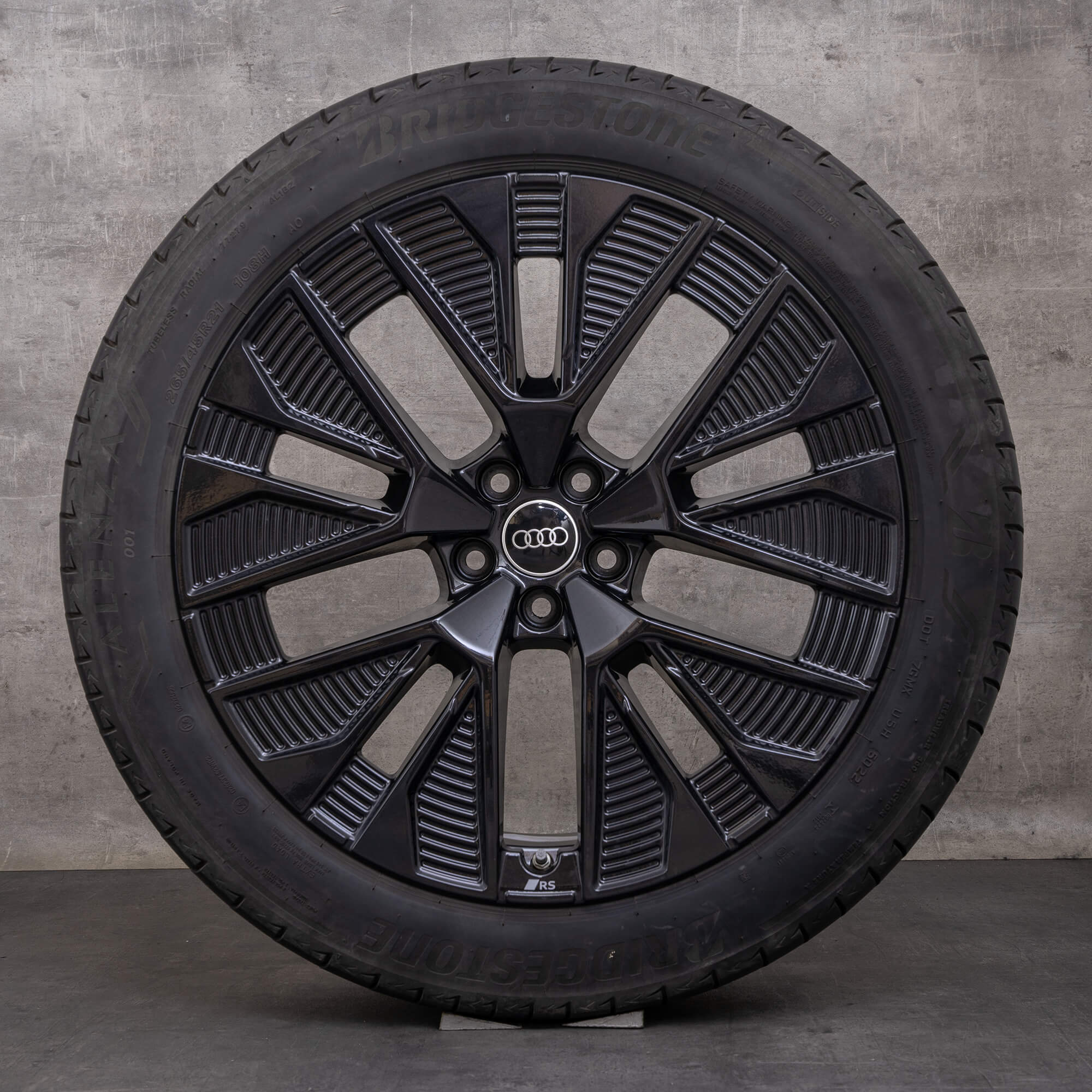 Oryginał Audi Q8 e-tron felgi 21 cali GE Sportback koła letnie 4KE601025AL grafitowo-szary NOWOŚĆ