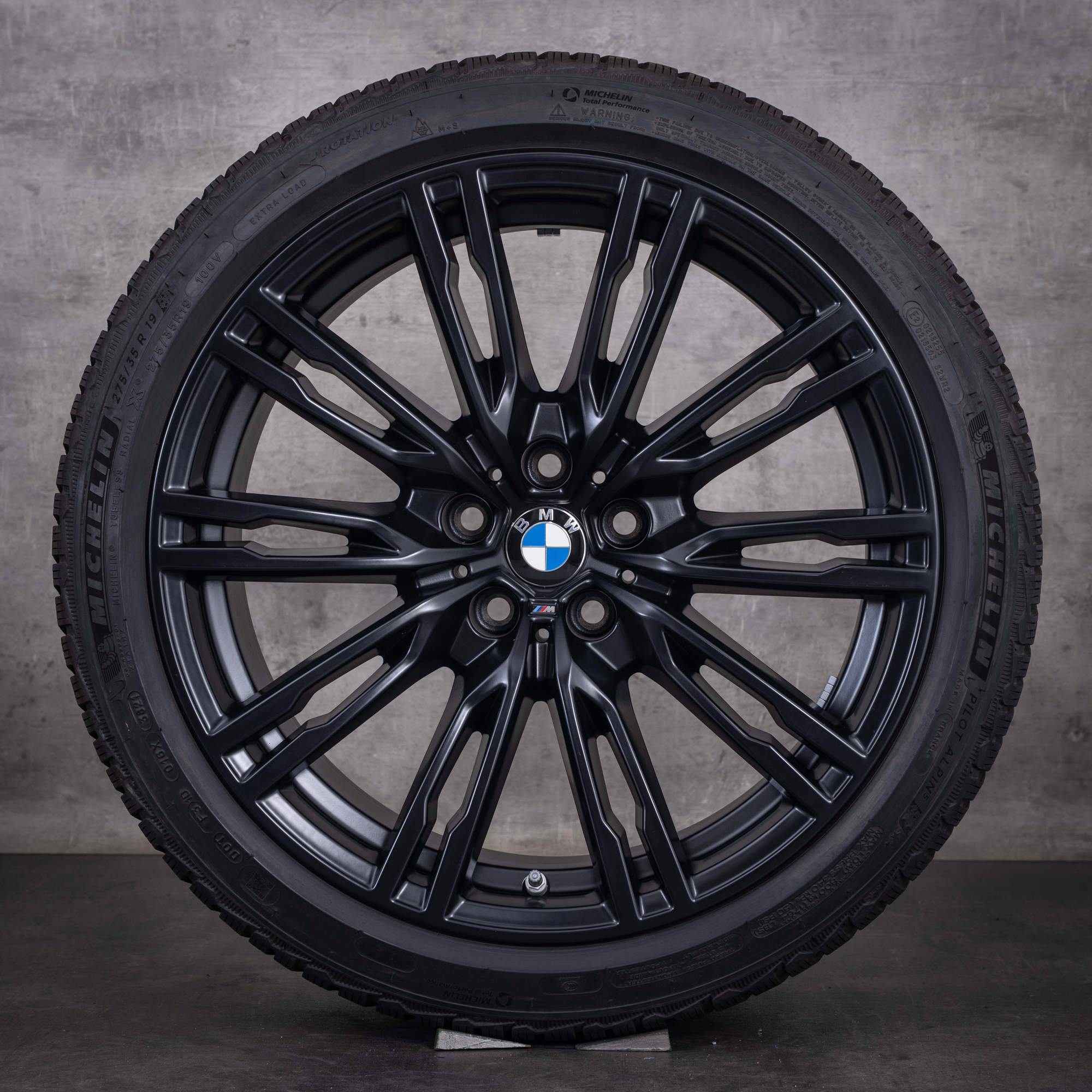 Oryginalne koła zimowe BMW M2 M3 M4 19 cali felgi G87 G80 G82 G83 stylizacja 829 M 8093844 8093845 jet black diamond cut