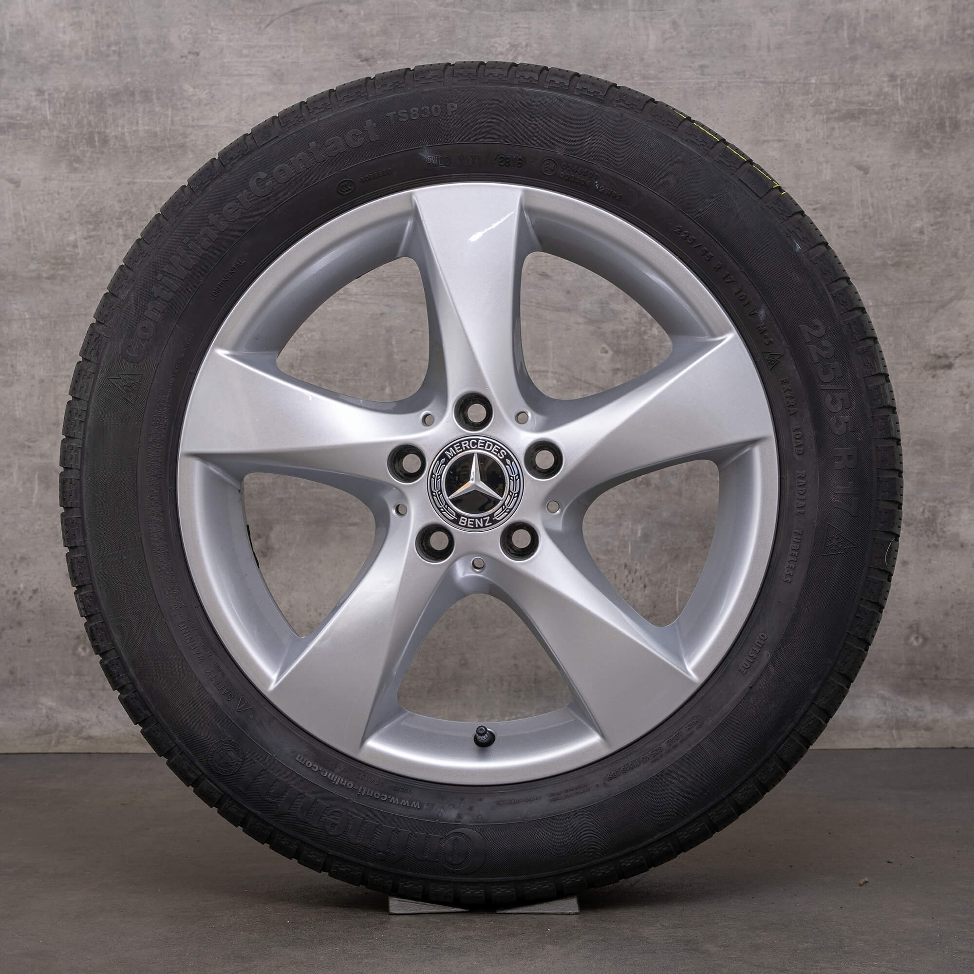 Original Mercedes Benz Classe V roues d'hiver 17 pouces W447 Vito Viano jantes A4474012200 argent