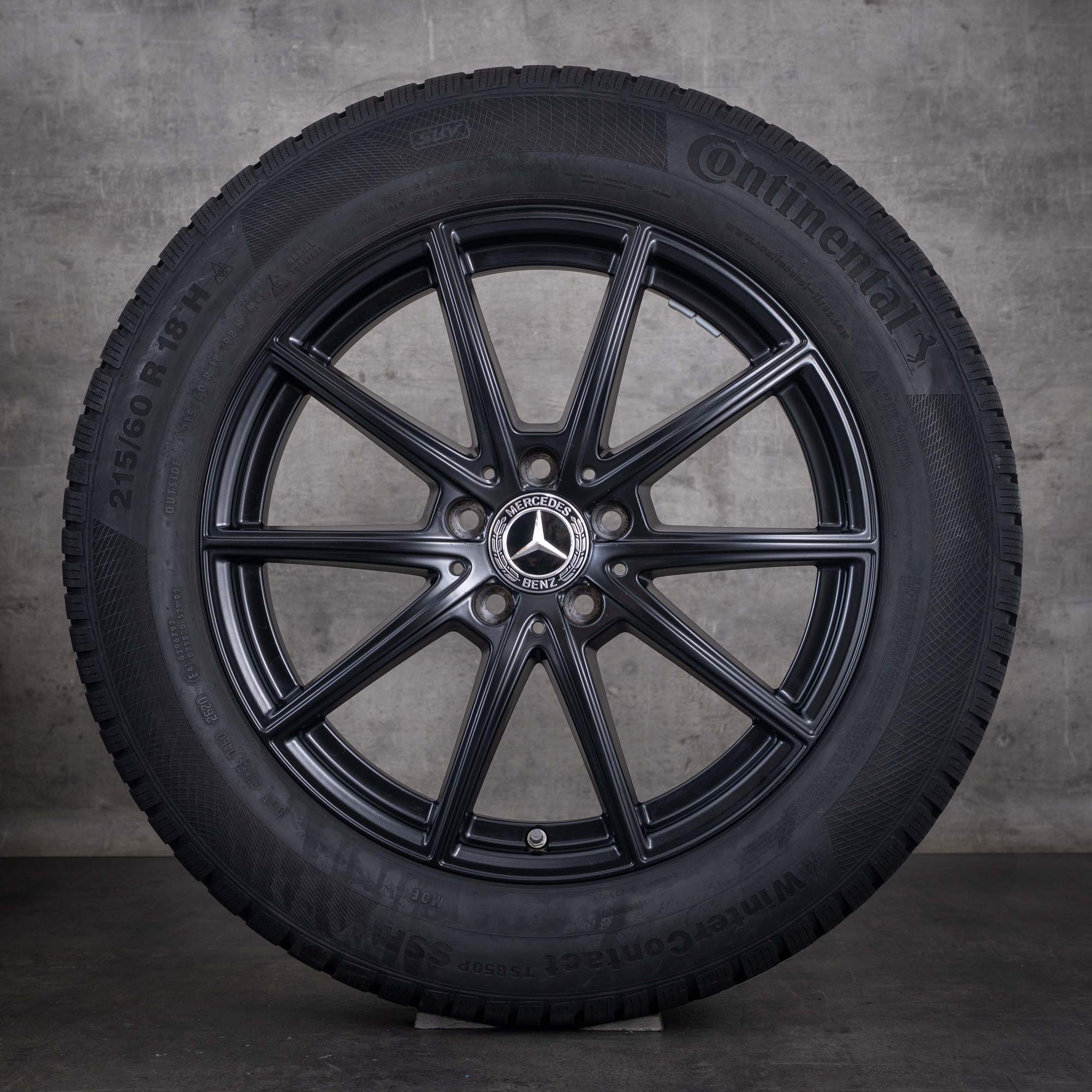 Anvelope de iarnă originale Mercedes-Benz GLA GLB 18 inci H247 X247 A2474012600 negru mat