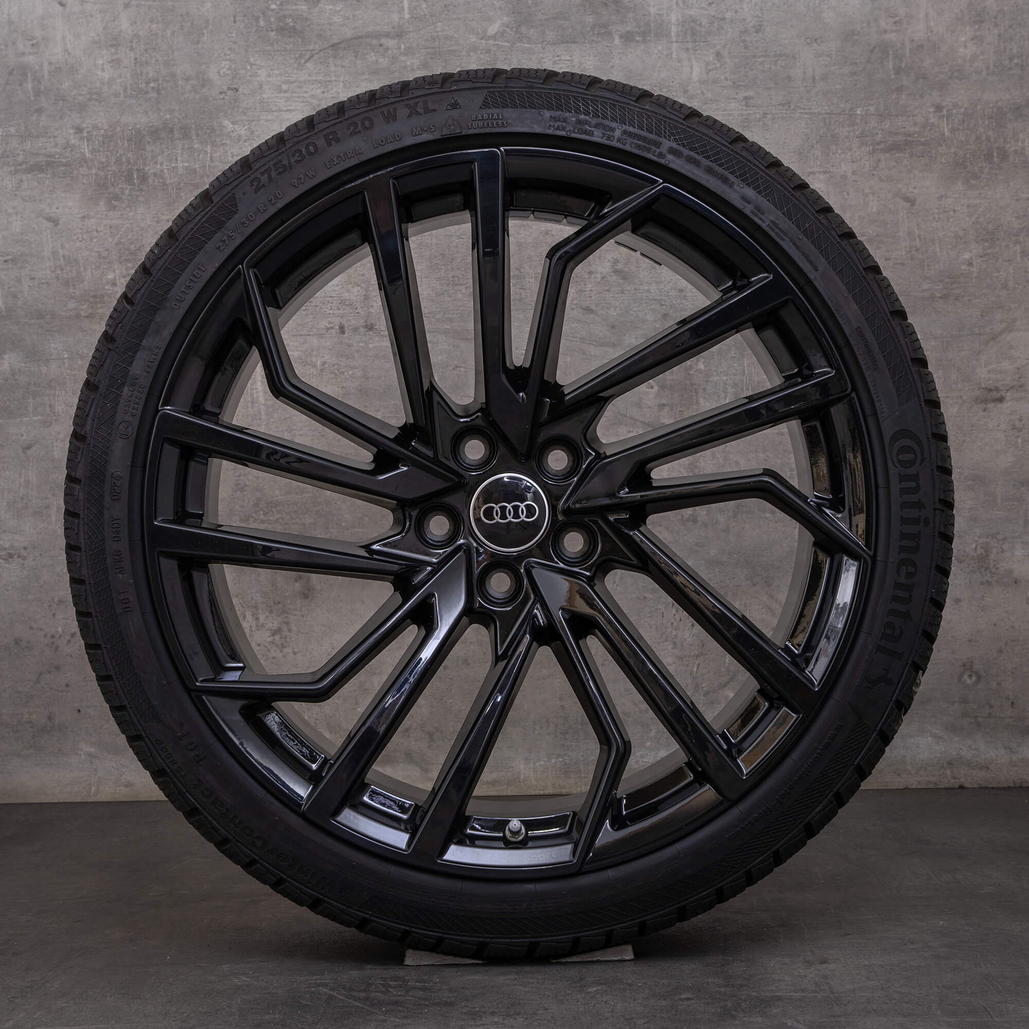 Originais Audi RS4 RS5 jantes inverno 20 polegadas B9 8W F5 8W0601025FT preto brilhante