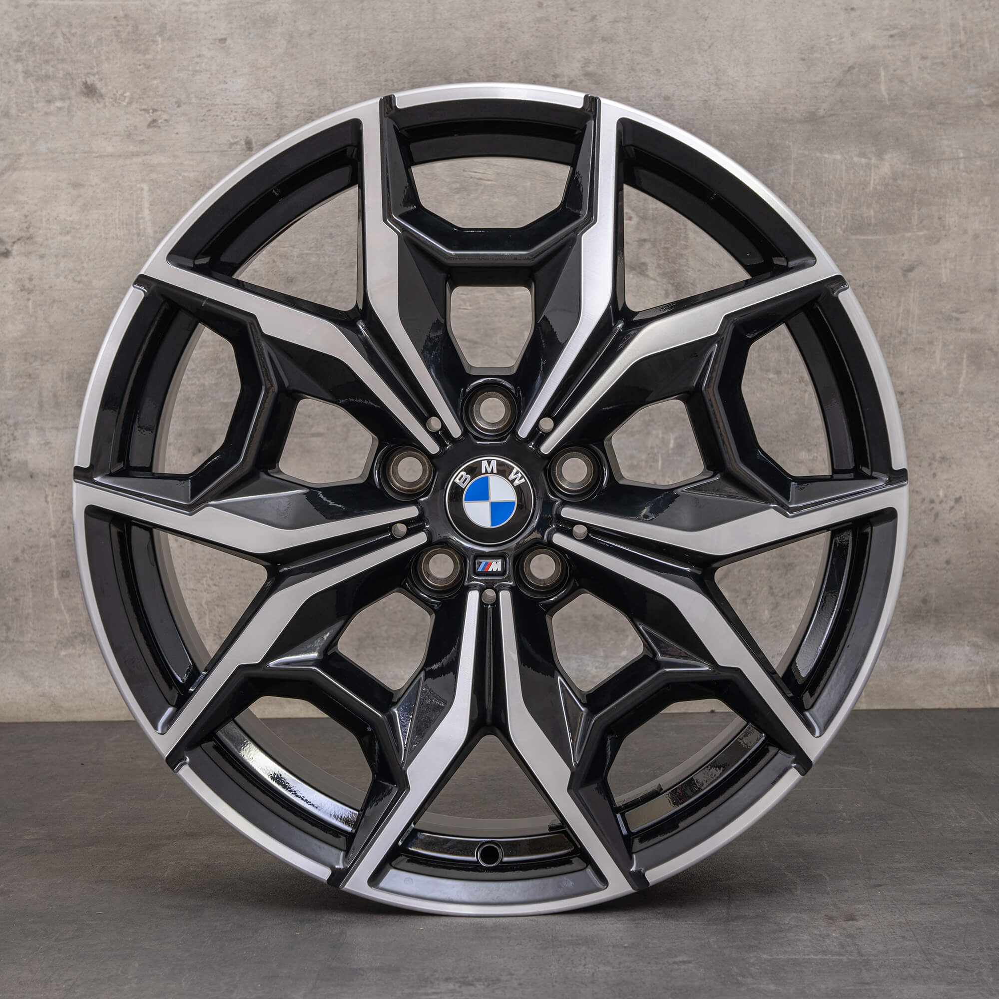 Originale BMW X3 X4 cerchi 19 pollici G01 G02 Styling 887 M 7916263 nero lucido tornito