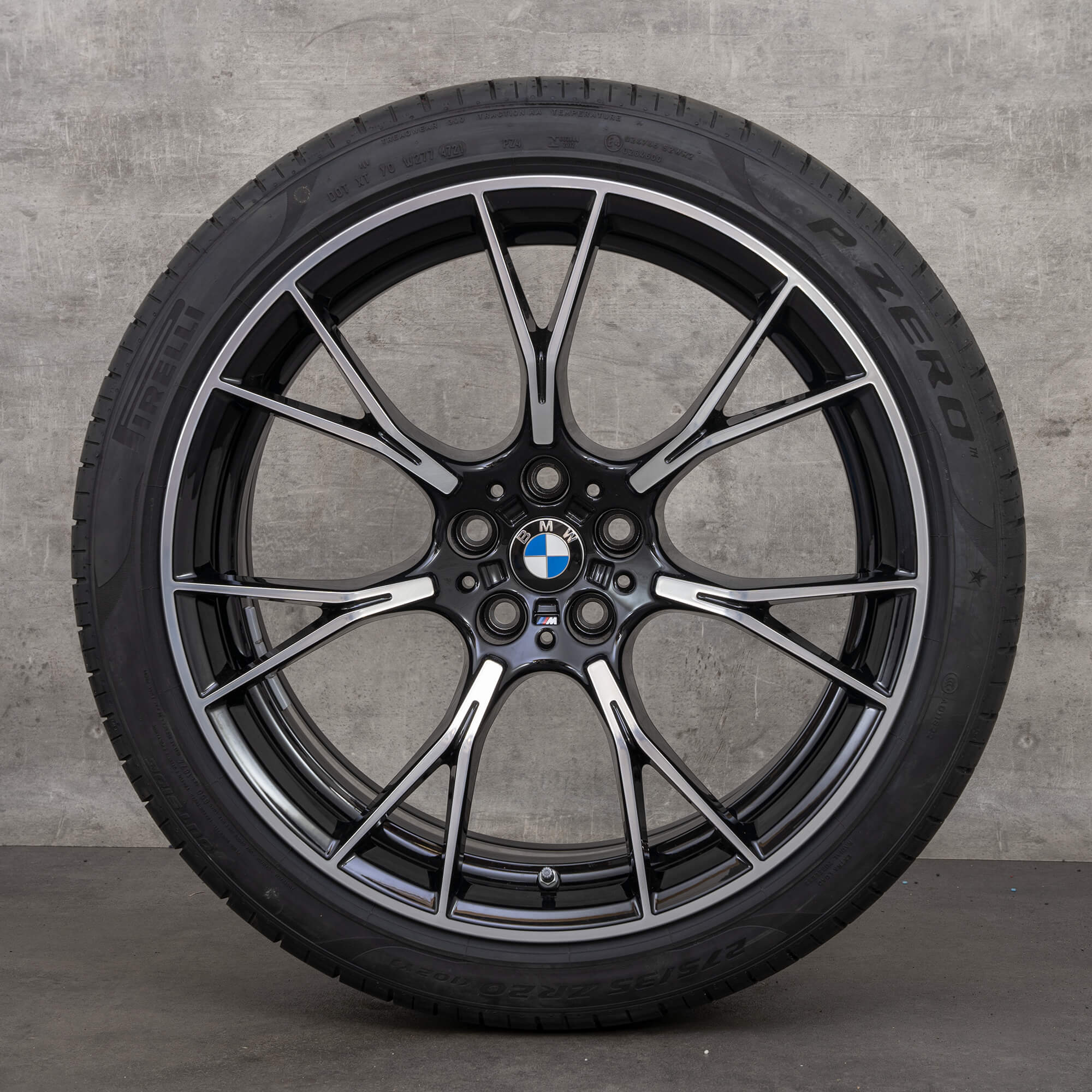 BMW 20 palcové ráfky M5 F90 M8 F91 F92 hliníkové M789 letní pneumatiky kola