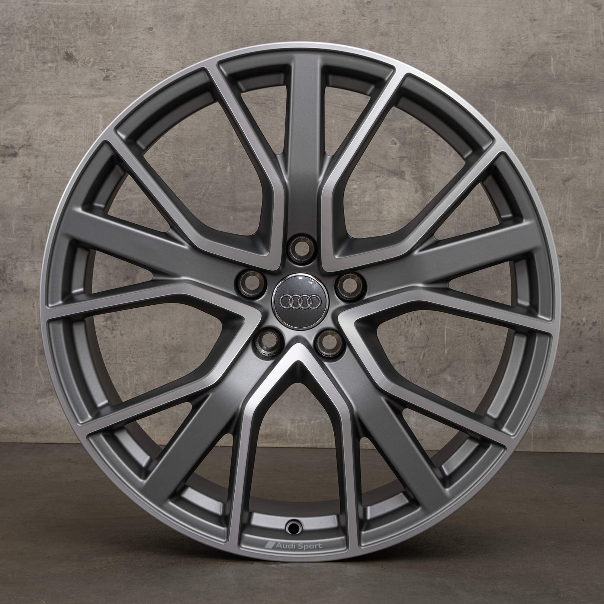 OEM Audi Q3 RSQ3 rims 20 inch F3 83A601025BD anthracite high gloss NEW