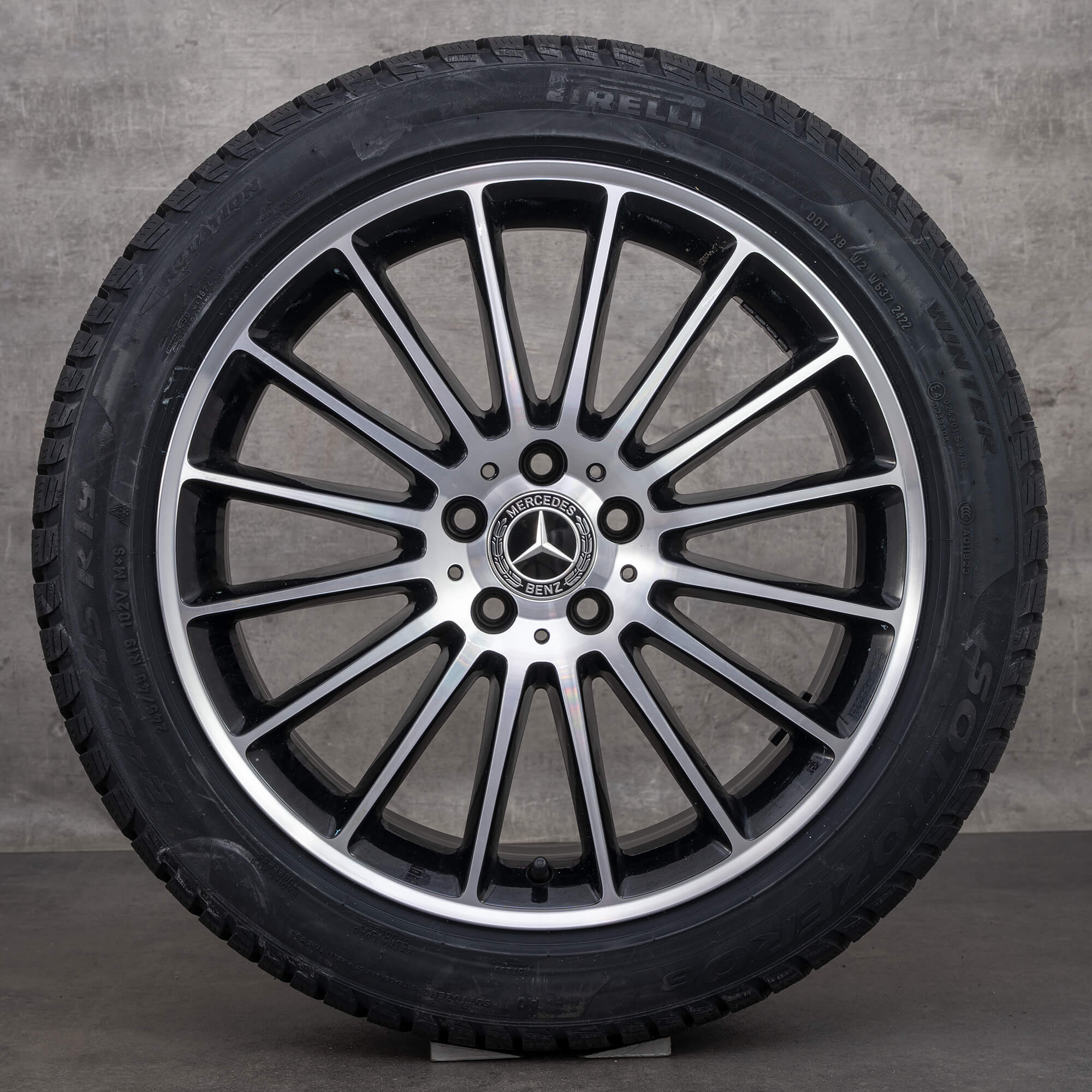 Jantes Mercedes Benz de 19 polegadas Classe V Vito Viano W447 rodas inverno