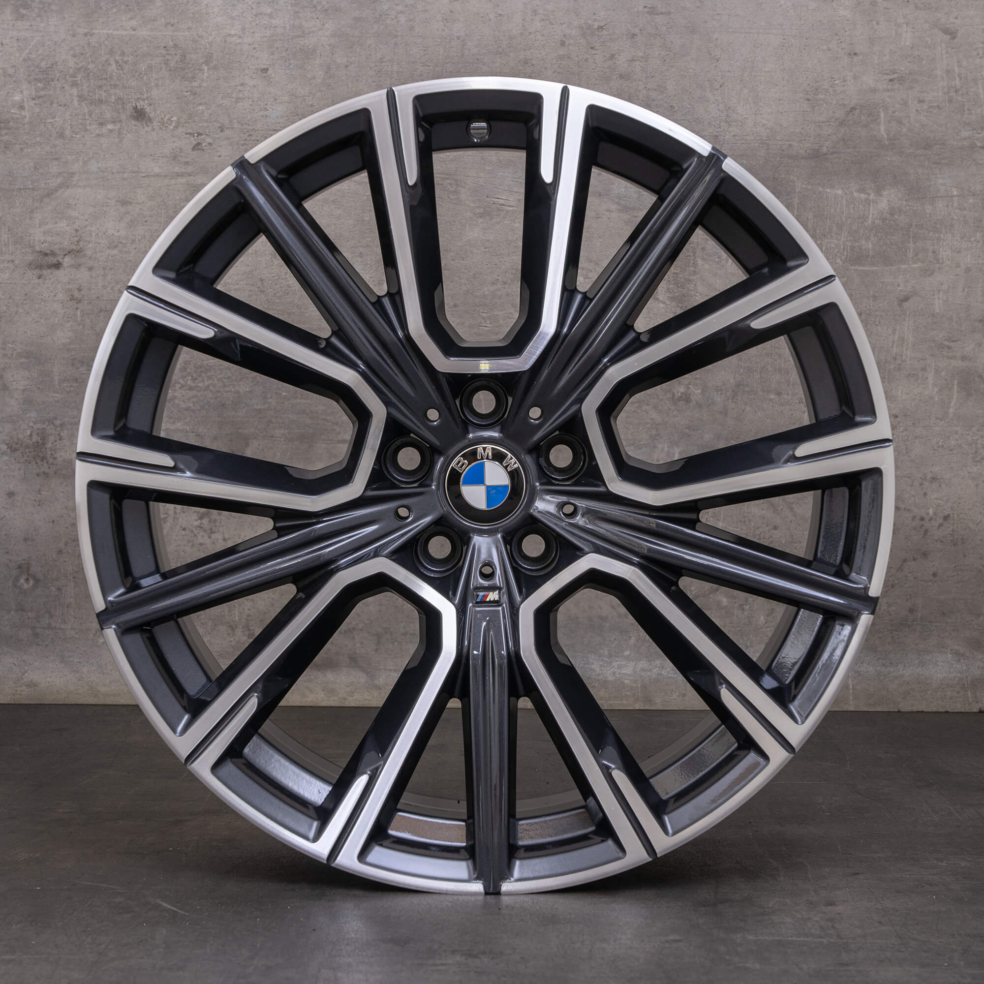 OEM BMW 6 Series 7 Rims 20 inch G32 G11 G12 Styling 817 M 8090096 8090097 orbit gray glossy turned