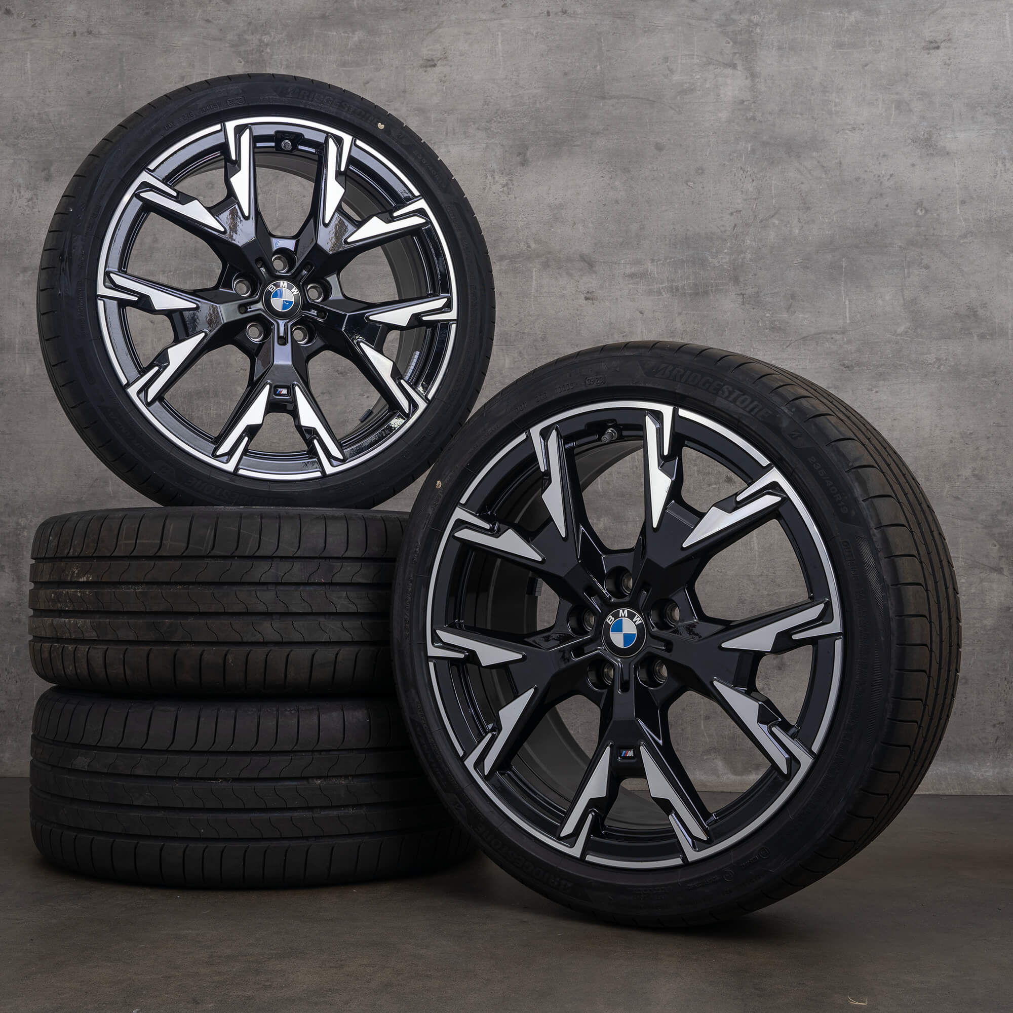 Original BMW 1er Felgen 19 Zoll F70 M135 xDrive Sommerräder Styling 976 M 5A45267 jet black glanzgedreht