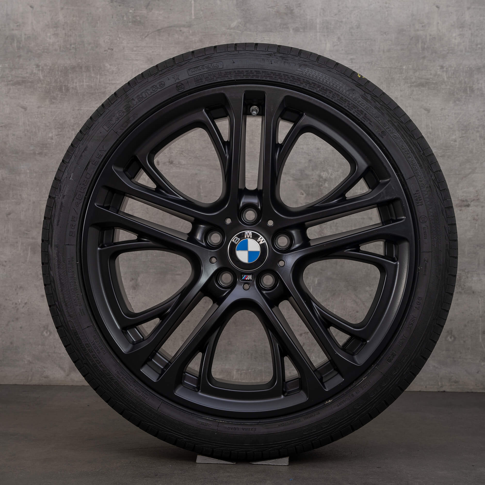 OEM BMW X3 F25 X4 F26 20 inch winter tires rims 310 M 6787582 6787583