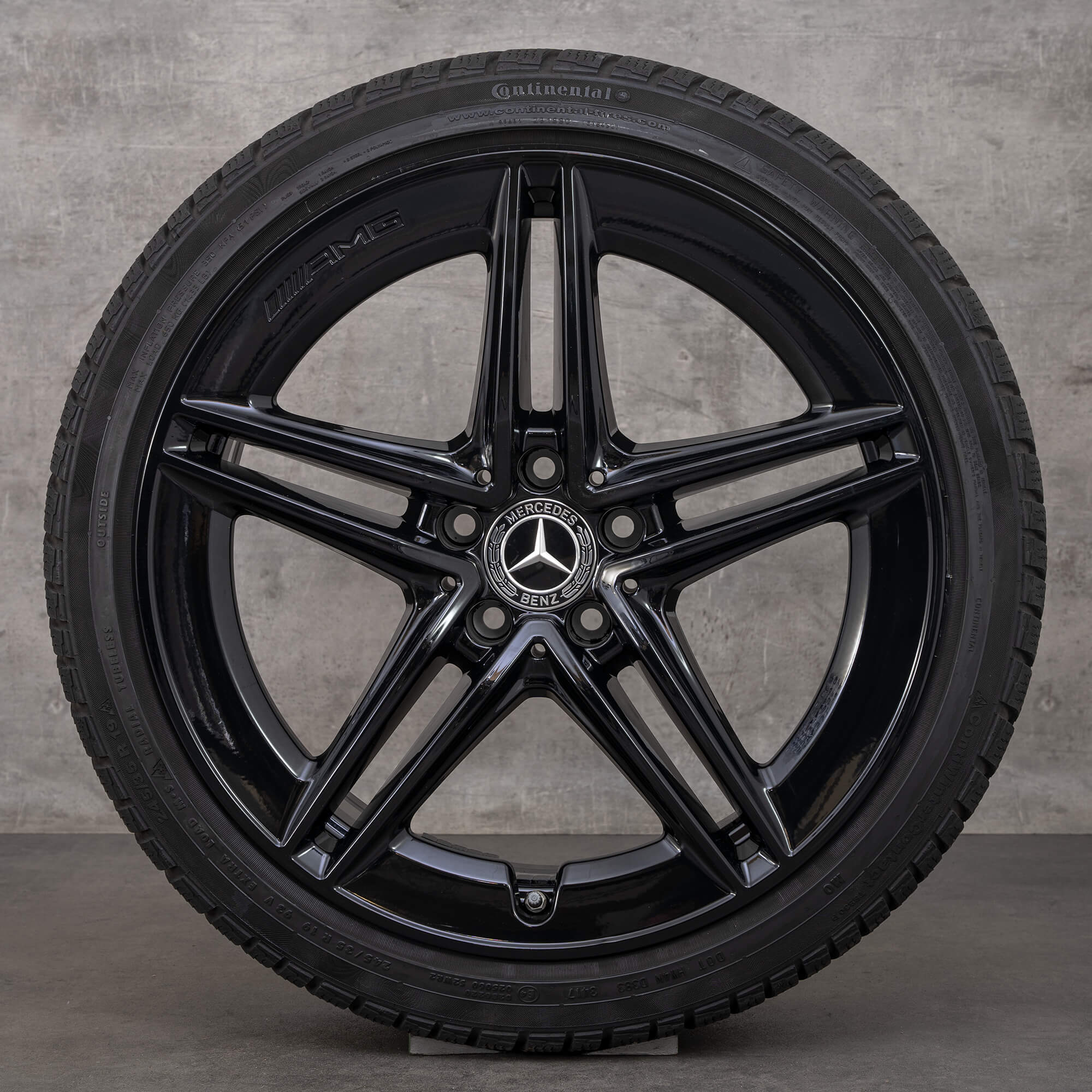 AMG 19 Zoll Mercedes Felgen C-Klasse W205 S205 C63 S Winterräder Winterreifen