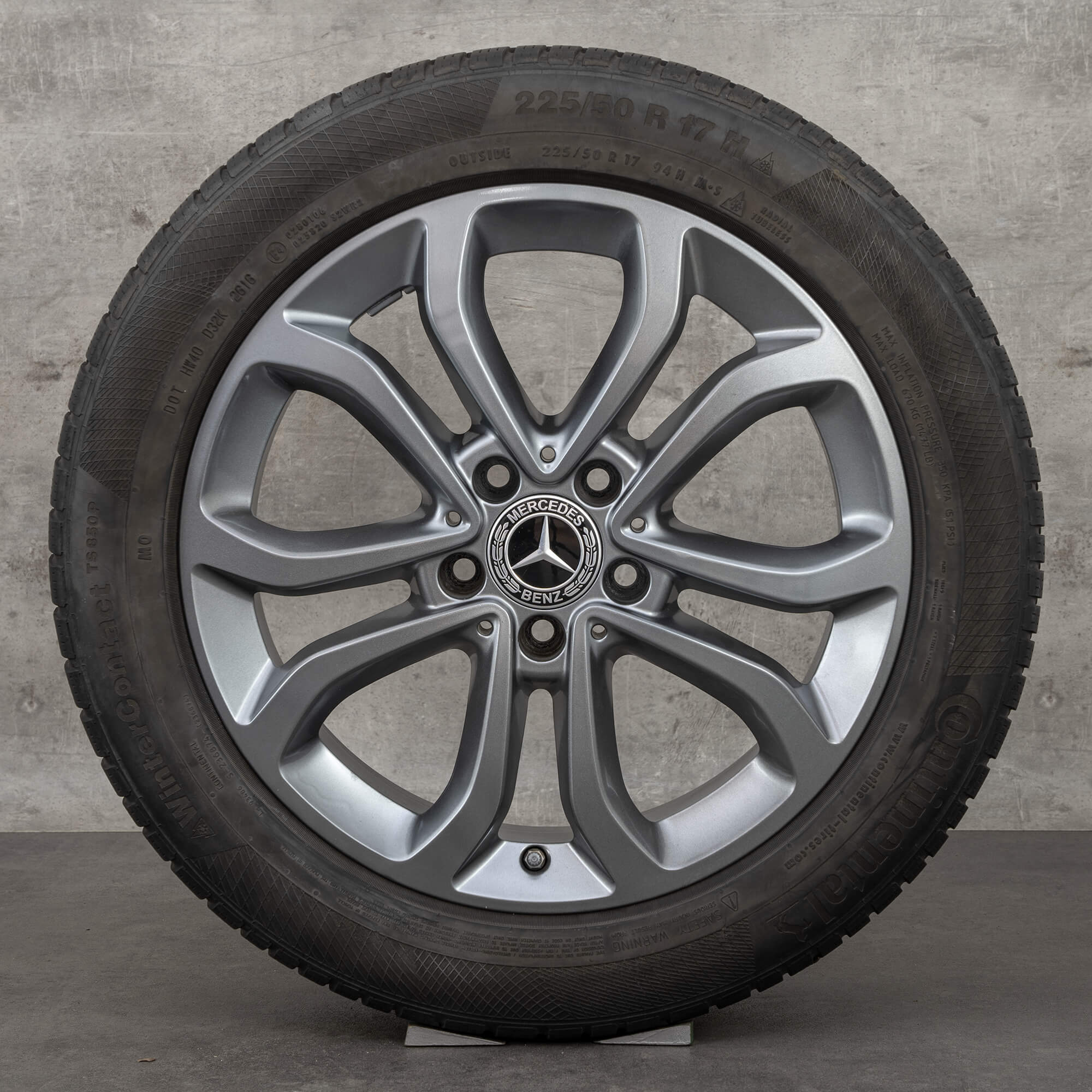Jante Mercedes Benz 17 inch Clasa C W205 C205 A205 S205 roți OEM de iarnă