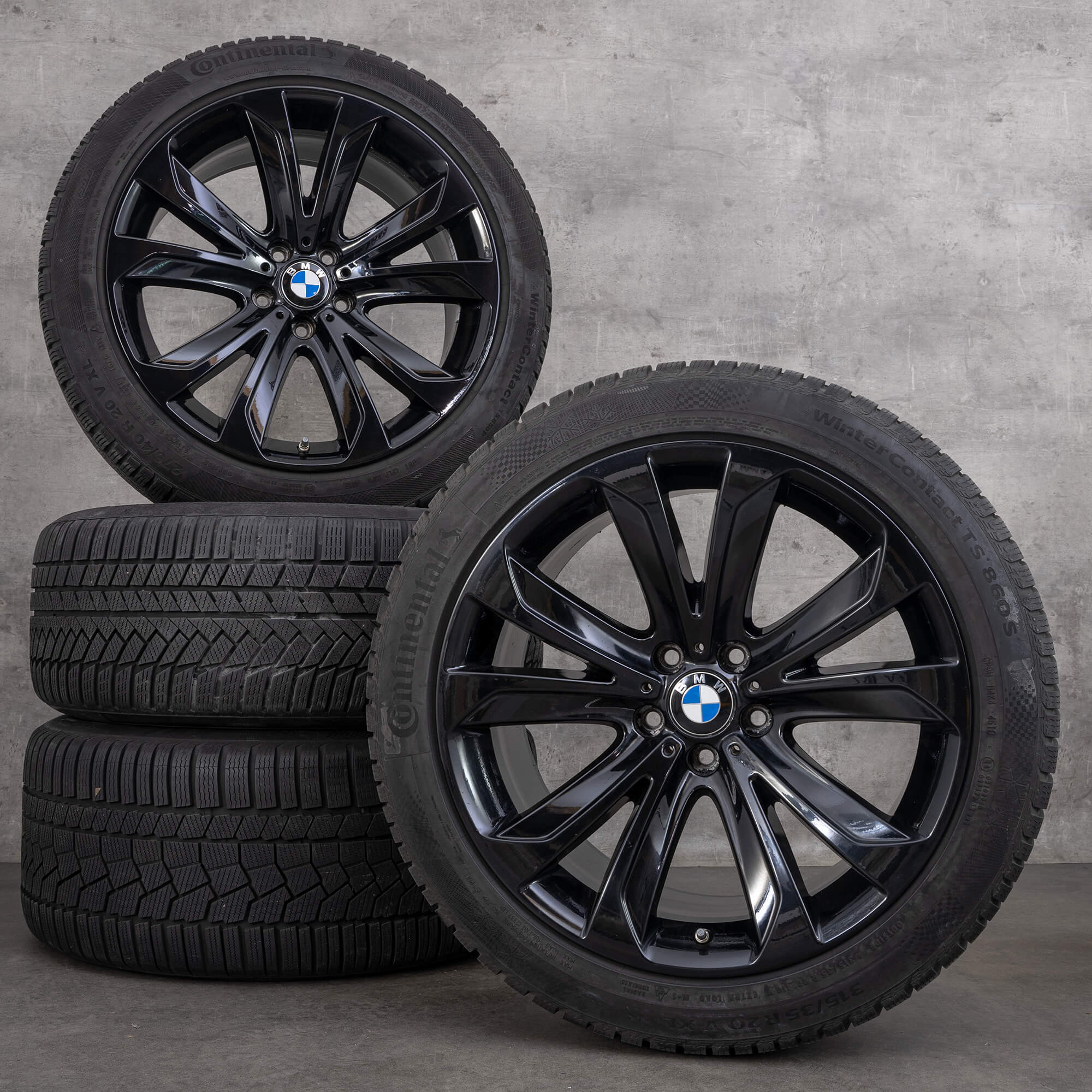 BMW 20-tommers felger X5 E70 F15 X6 F16 vinterdekk komplette vinterhjul 491