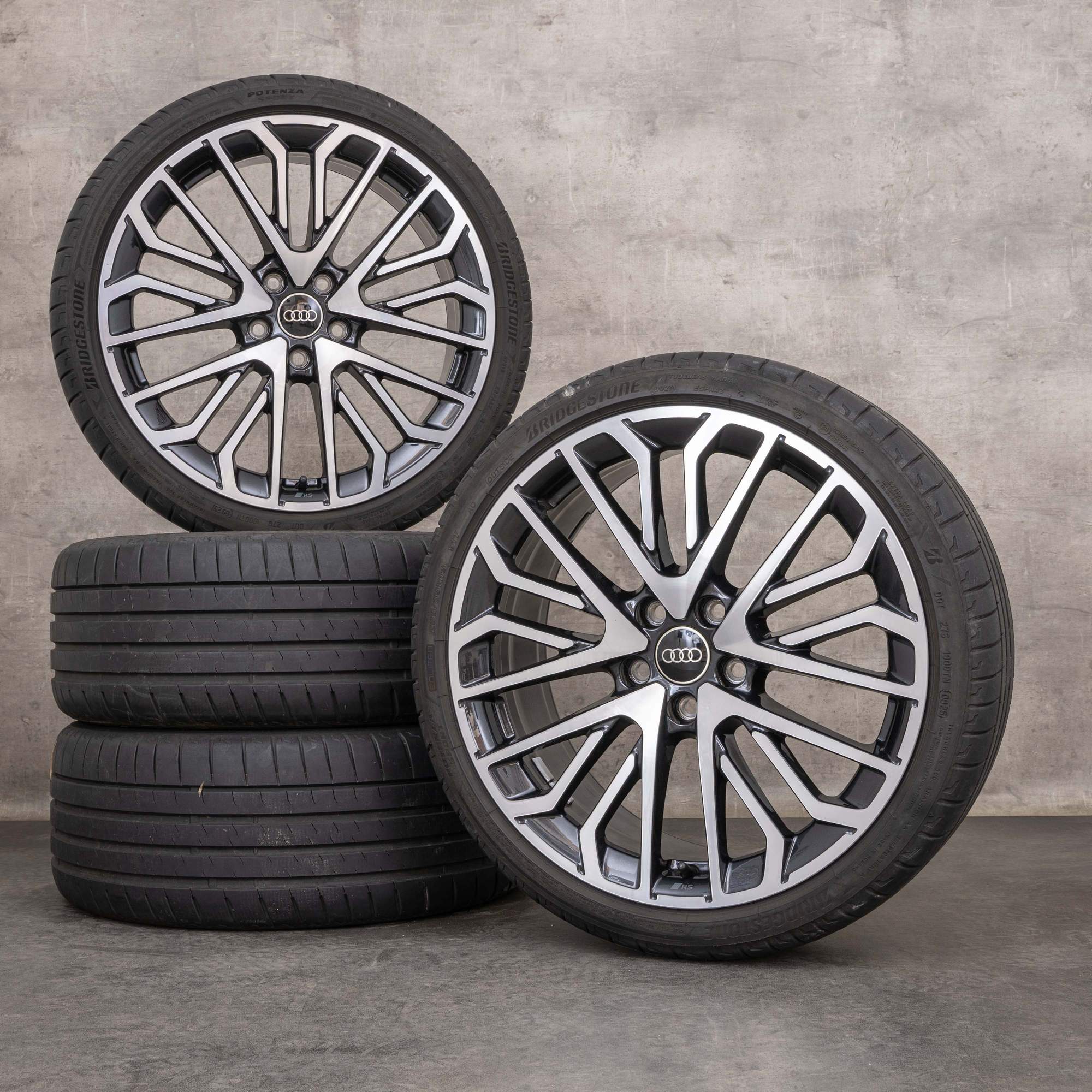 Llantas originales Audi A3 S3 RS3 de 19 pulgadas 8V 8Y ruedas verano 8Y0601025DC granito pulido brillante