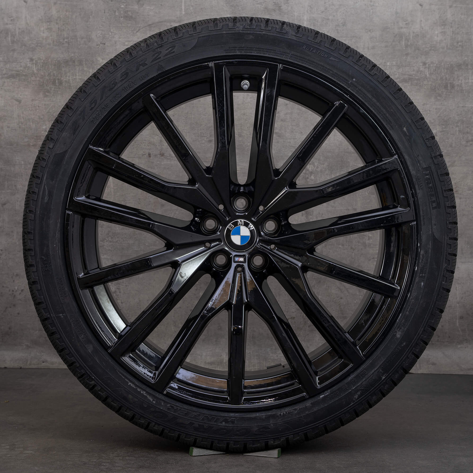 BMW 22 pouces X5 G05 X6 G06 Styling M742 pneus d'hiver roues 9882610 9882611