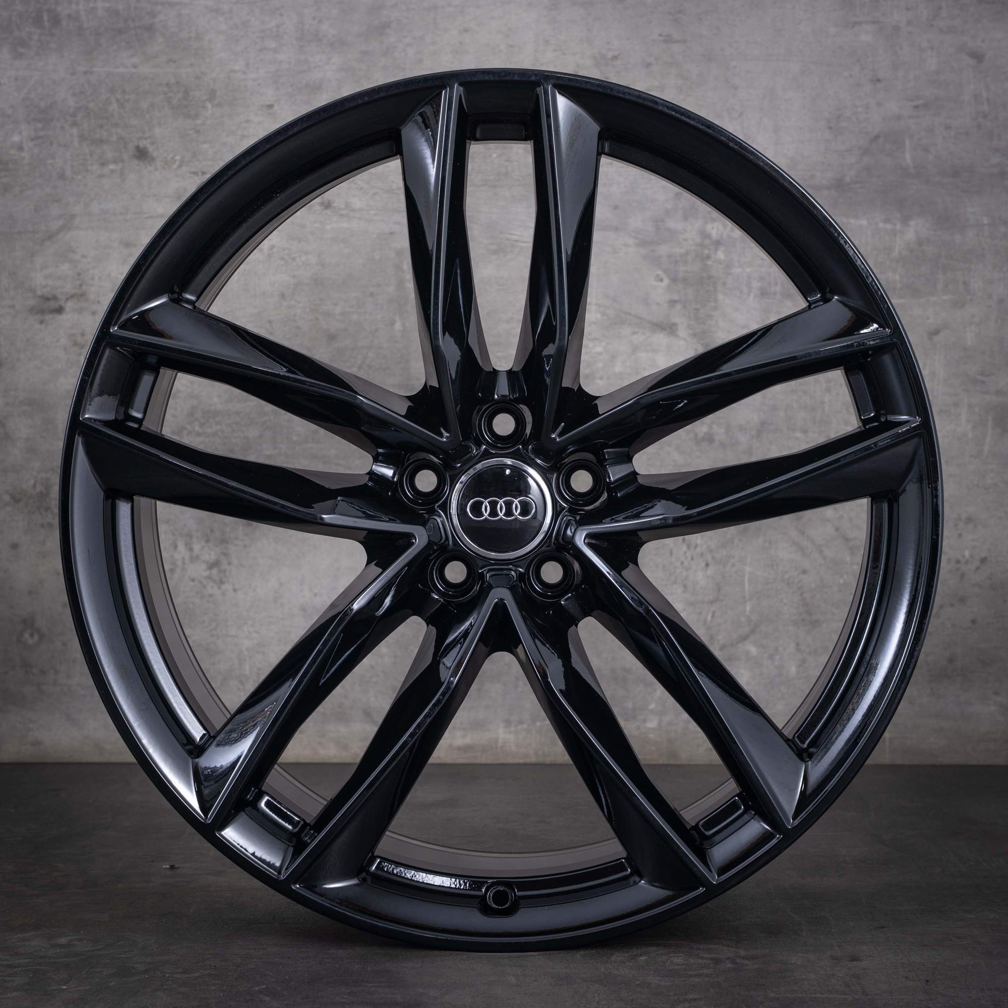 Original Audi RS6 Felgen 21 Zoll 4G C7 RS 4G0601025CE schwarz glanz