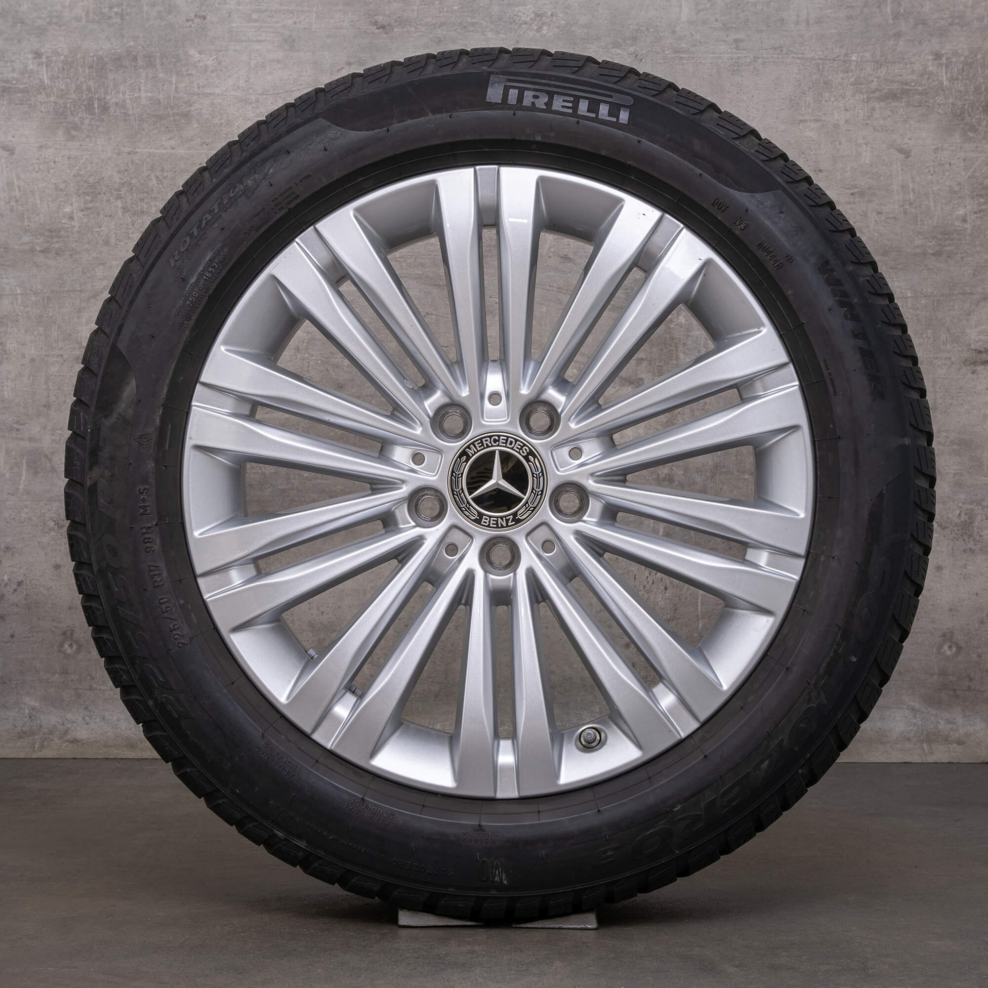 OEM Mercedes Benz C-Class winter wheels 17 inch W206 S206 rims A2064014400 silver