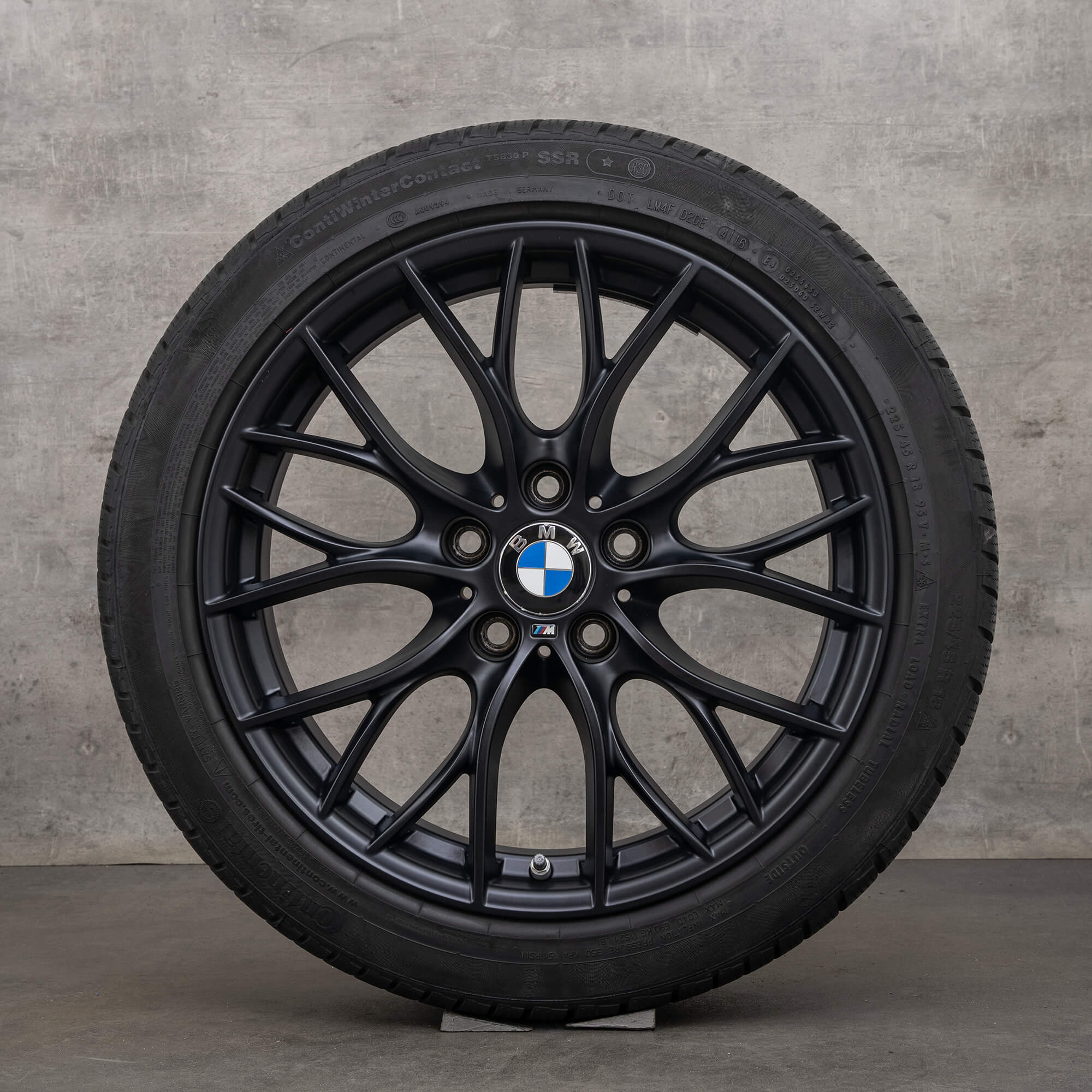 BMW Série 3 F30 F31 4 F32 F33 F36 jantes hiver 18 pouces pneus 405 M