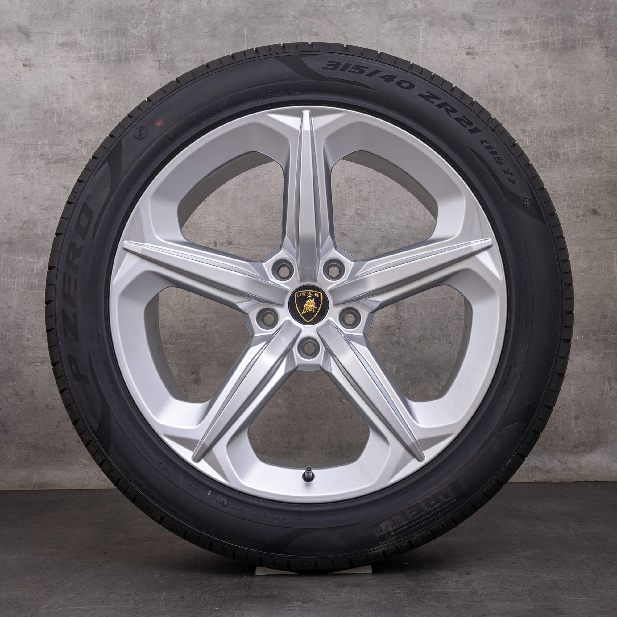Oryginał Lamborghini Urus felgi 21 cali koła letnie 4ML601025B 4ML601025A srebrny