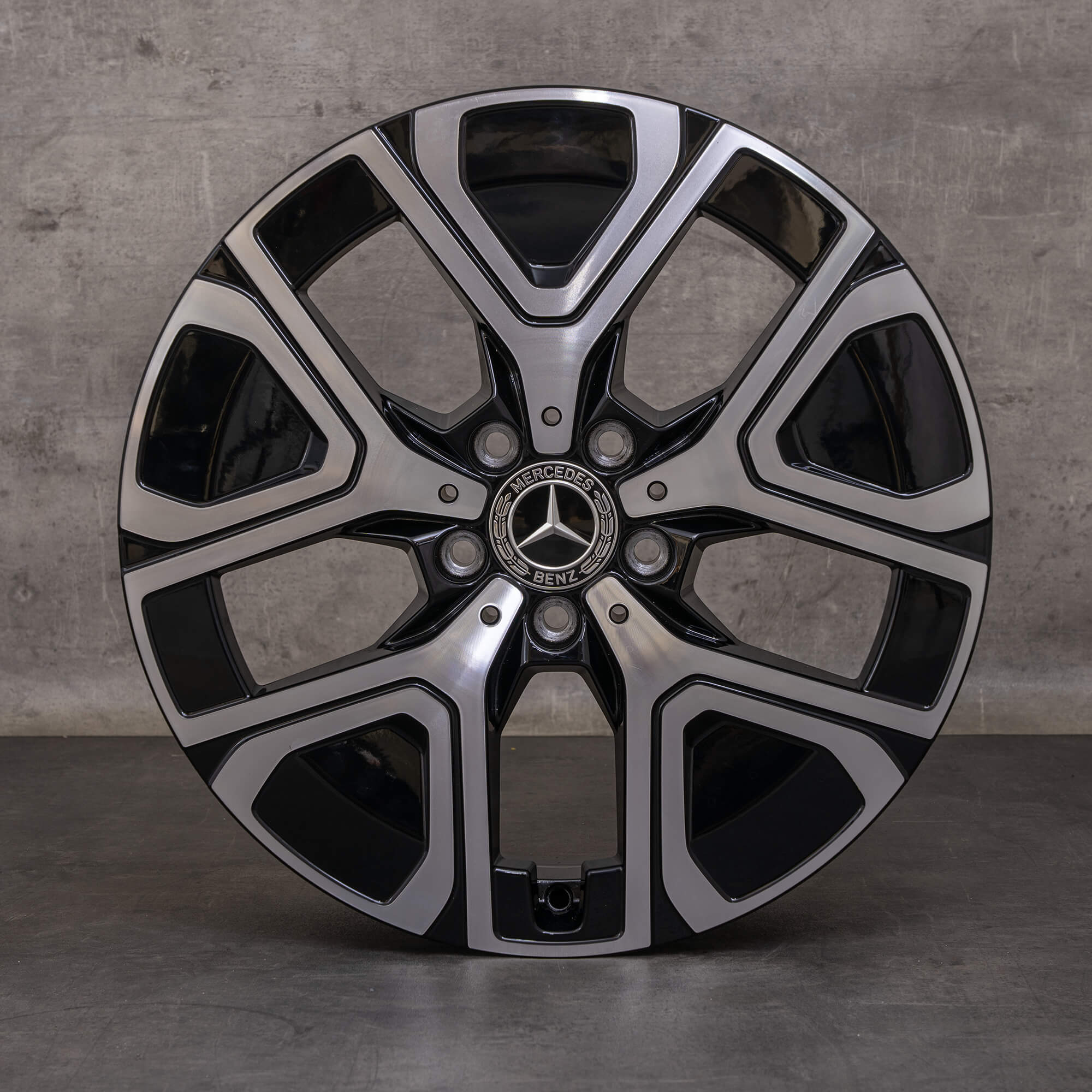 Originele Mercedes Benz GLB EQ winterwielen 18 inch X244 velgen A2444010700 A2444010800 zwart gepolijst