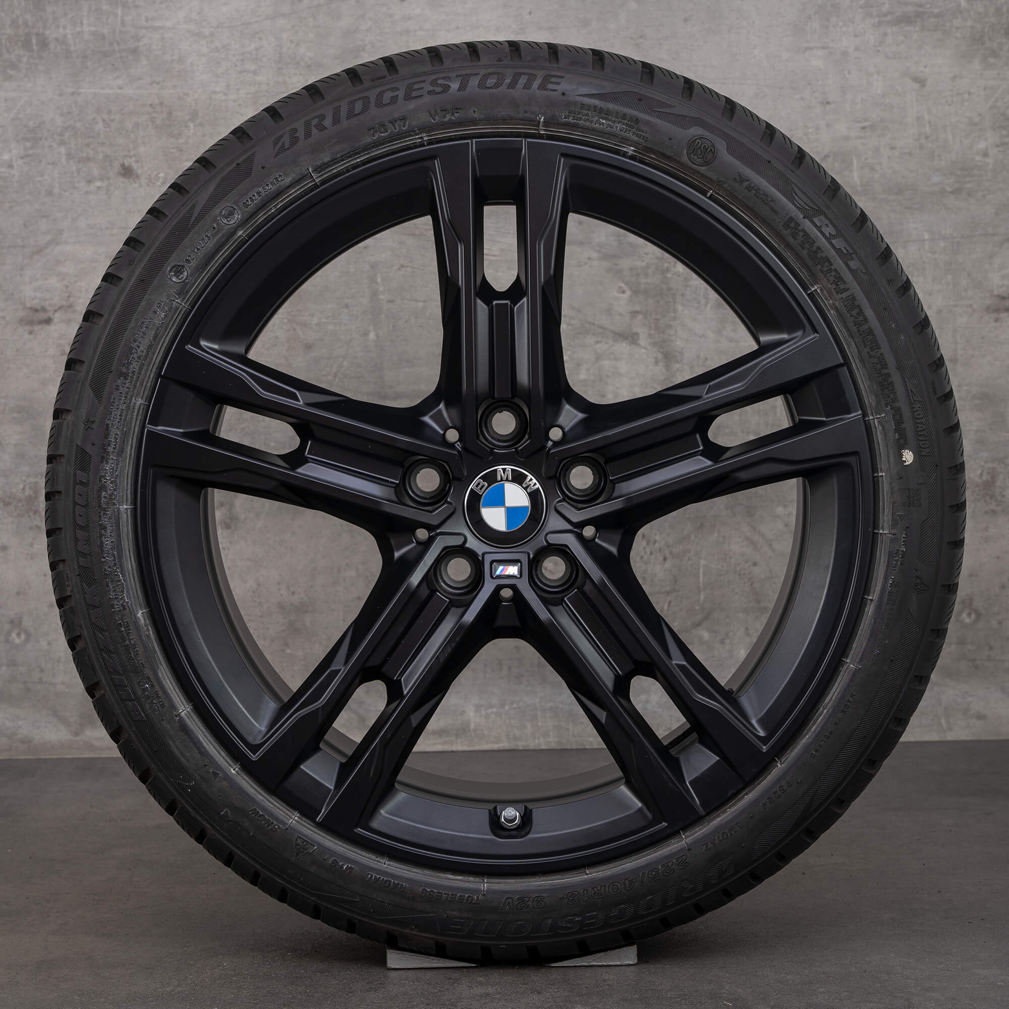 Jantes BMW 18 pouces 1er F40 2er F44 Gran Coupé M556 roues hiver complètes