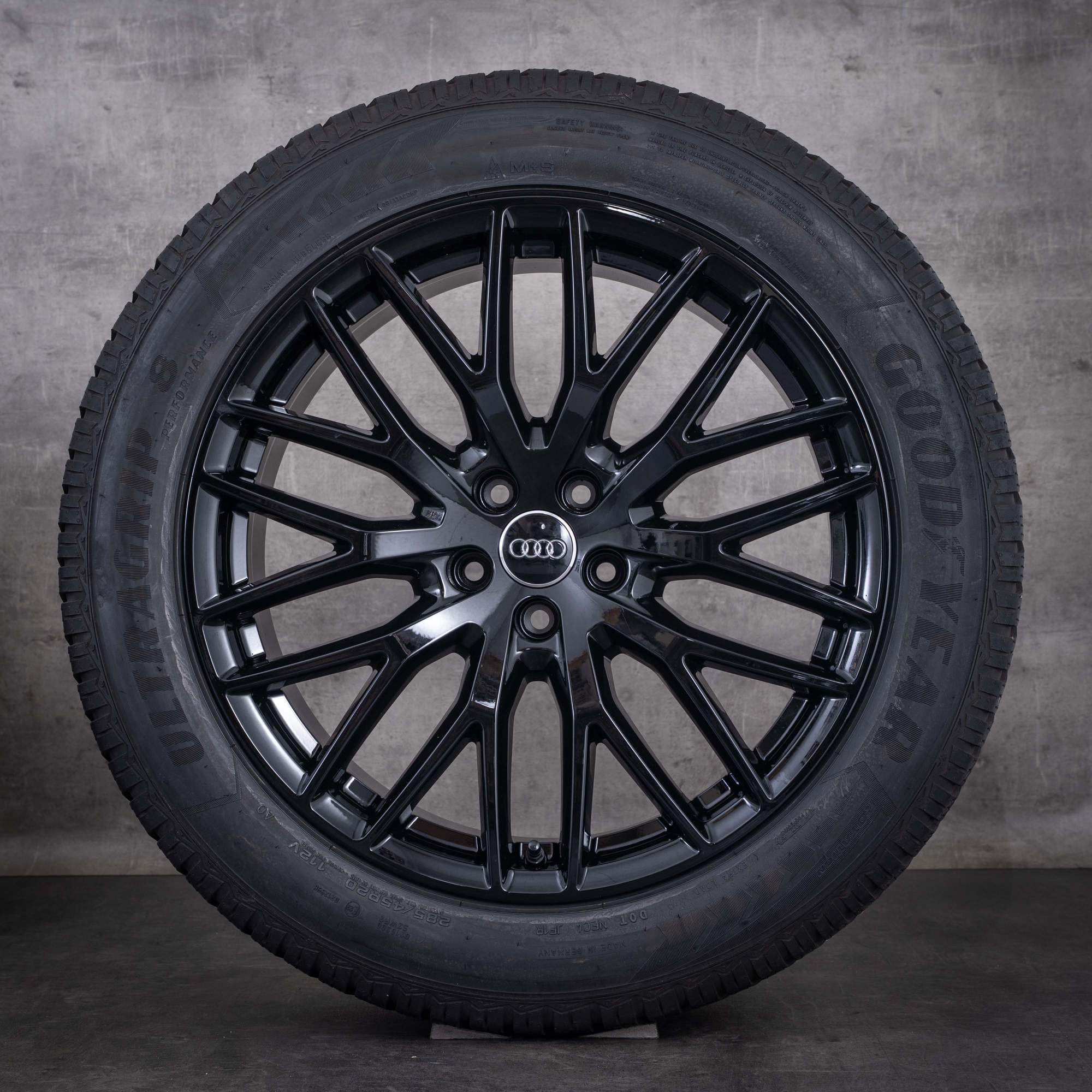 Original Audi Q7 SQ7 Winterräder 20 Zoll 4M Felgen 4M0601025Q schwarz glanz