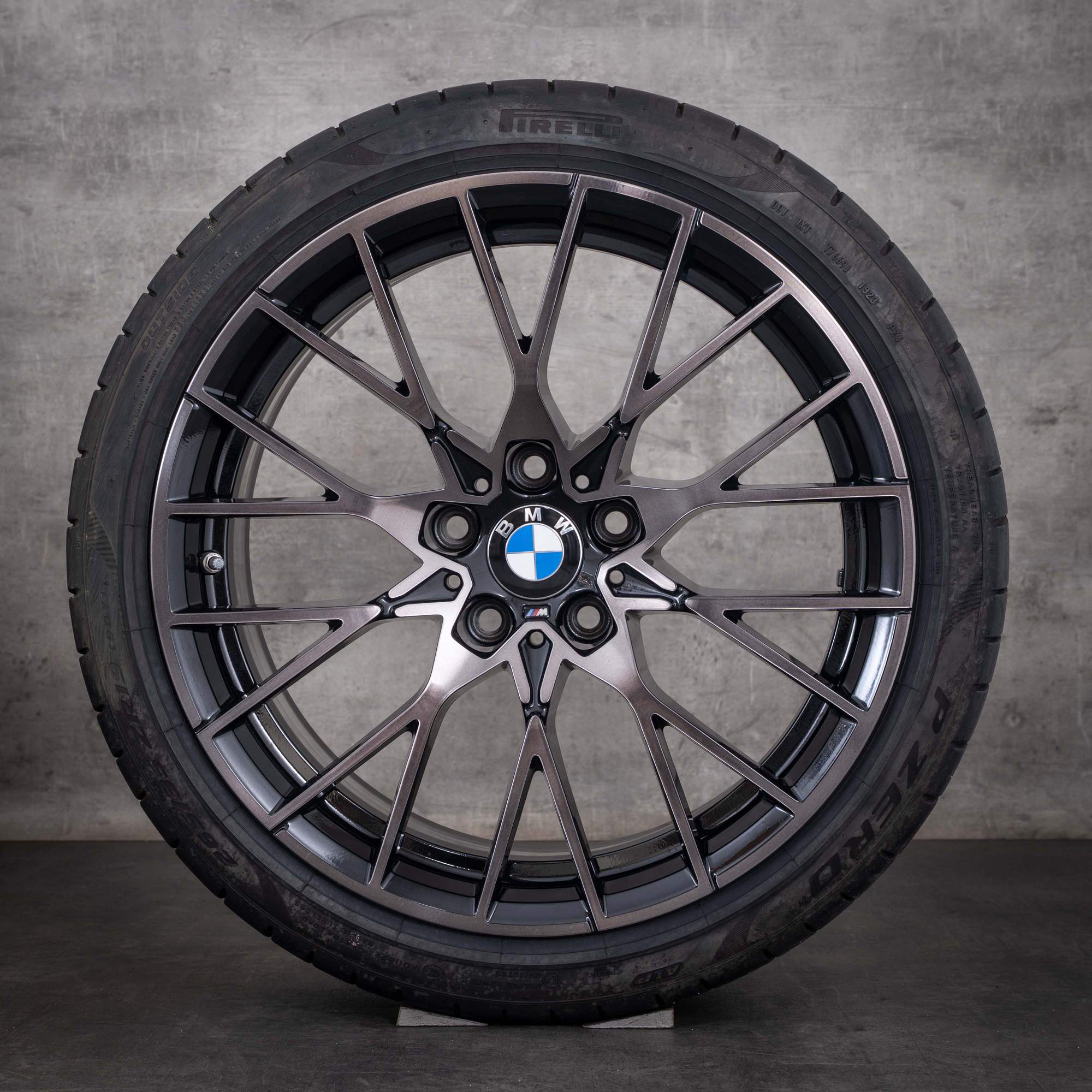 Original BMW M2 Felgen 19 Zoll F87 Sommerräder Styling 788 M 8073847 8073848 schwarz glanzgedreht