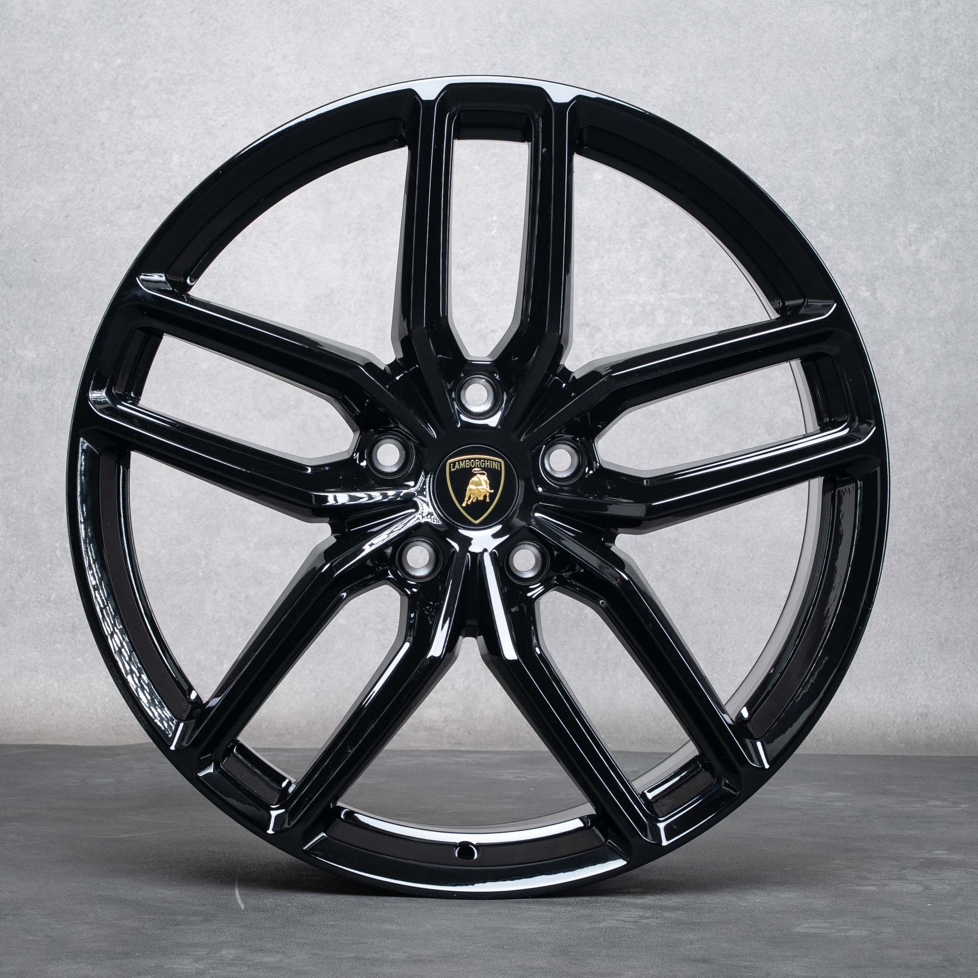 Oryginał Felgi Lamborghini Urus 21 cali 4ML601025CE 4ML601025CF czarny błyszczący