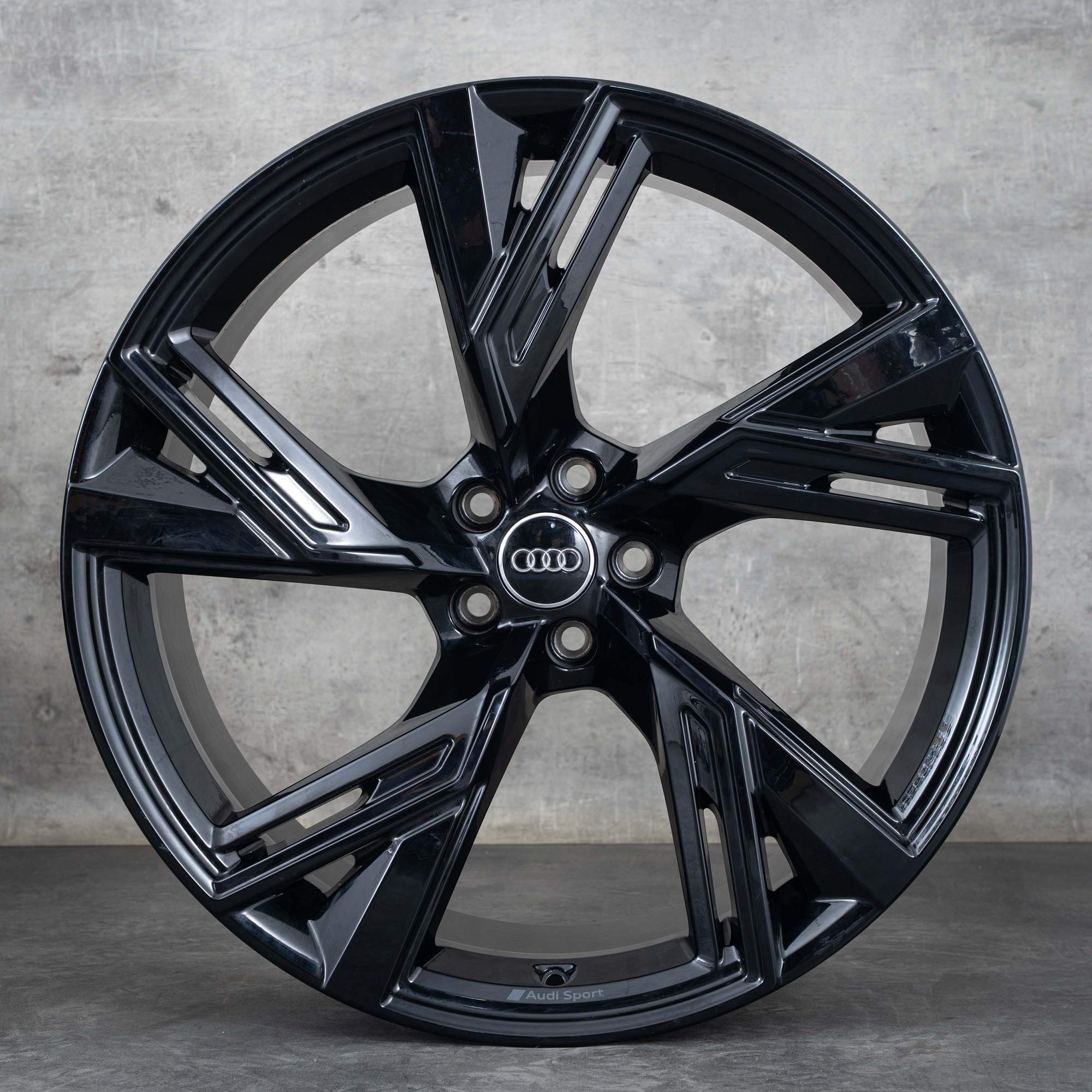 Original Audi RS6 RS7 Felgen 22 Zoll 4K RS 4K0601025DH schwarz glanz