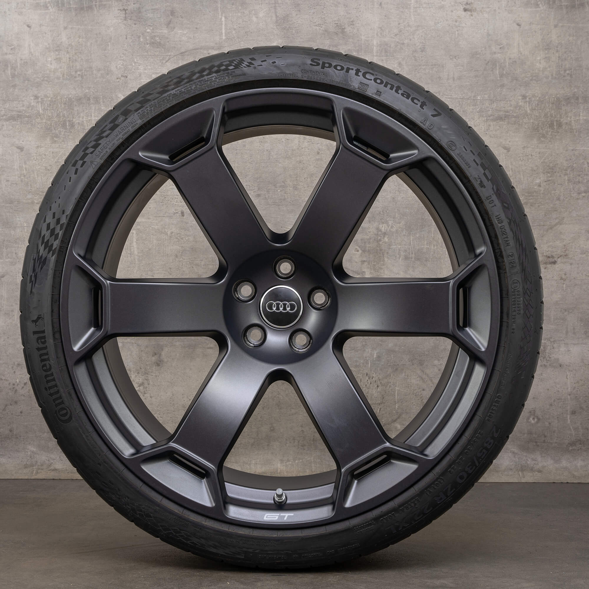 Original Audi RS6 RS7 GT rodas de verão 22 polegadas 4K C8 jantes retro 4K0601025EB preto mate NOVO