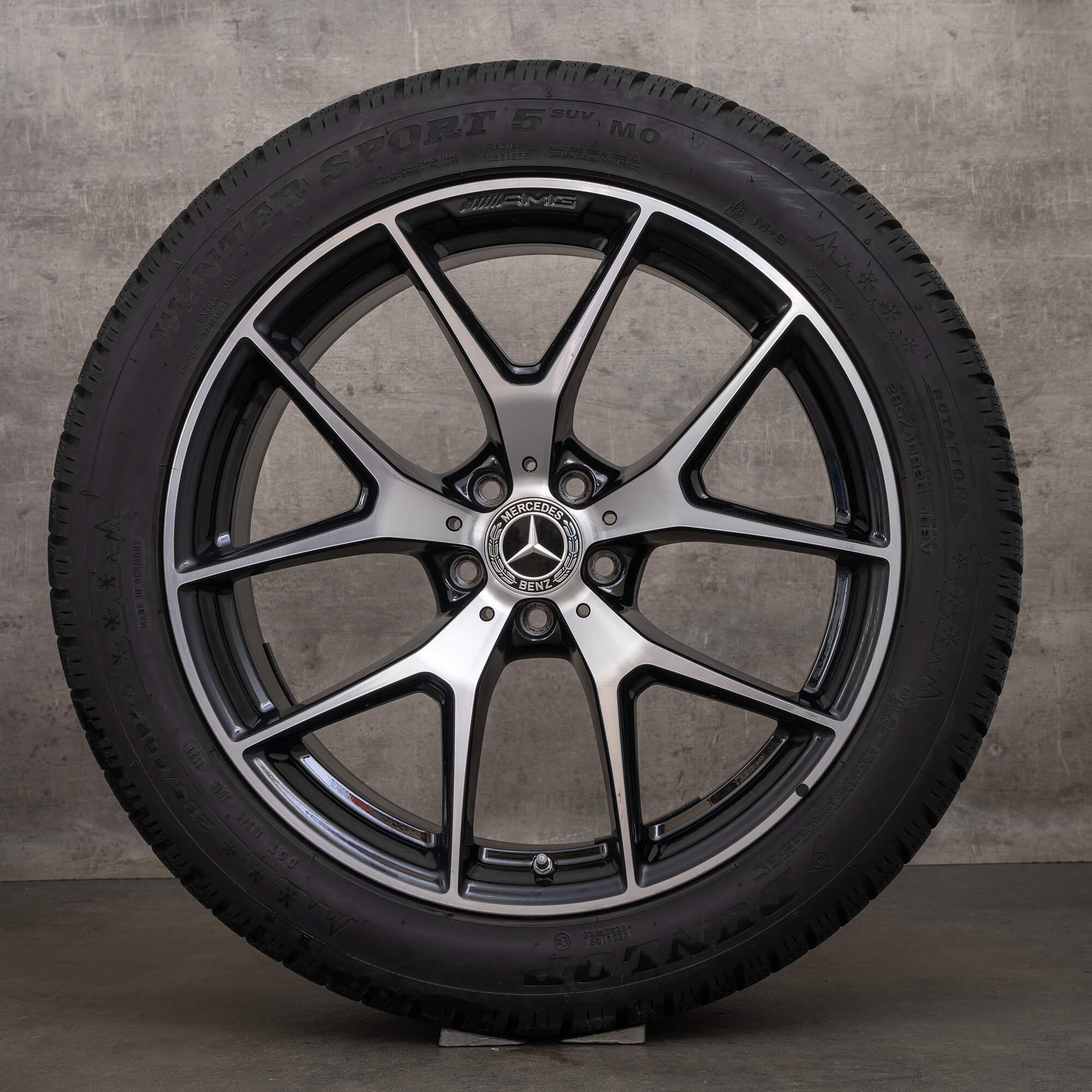 OEM Mercedes Benz GLC & 43 AMG winter tires 20 inch X253 C253 rims A2534015500 A2534015600 black high-gloss