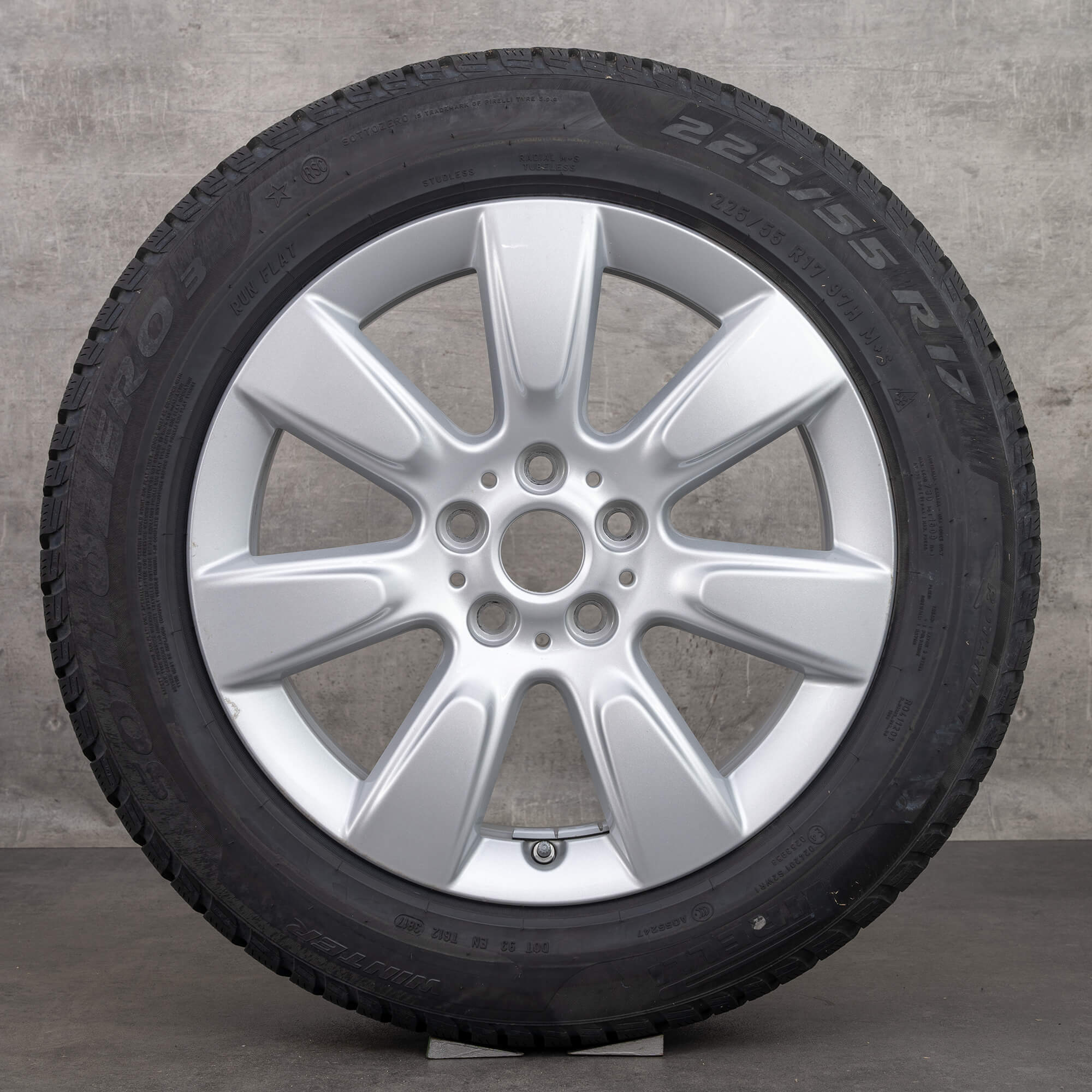 Alkuperäiset Mini Countryman F60 17 tuuman Spoke 530 -vanteet talvirenkaat 6868276 hopea