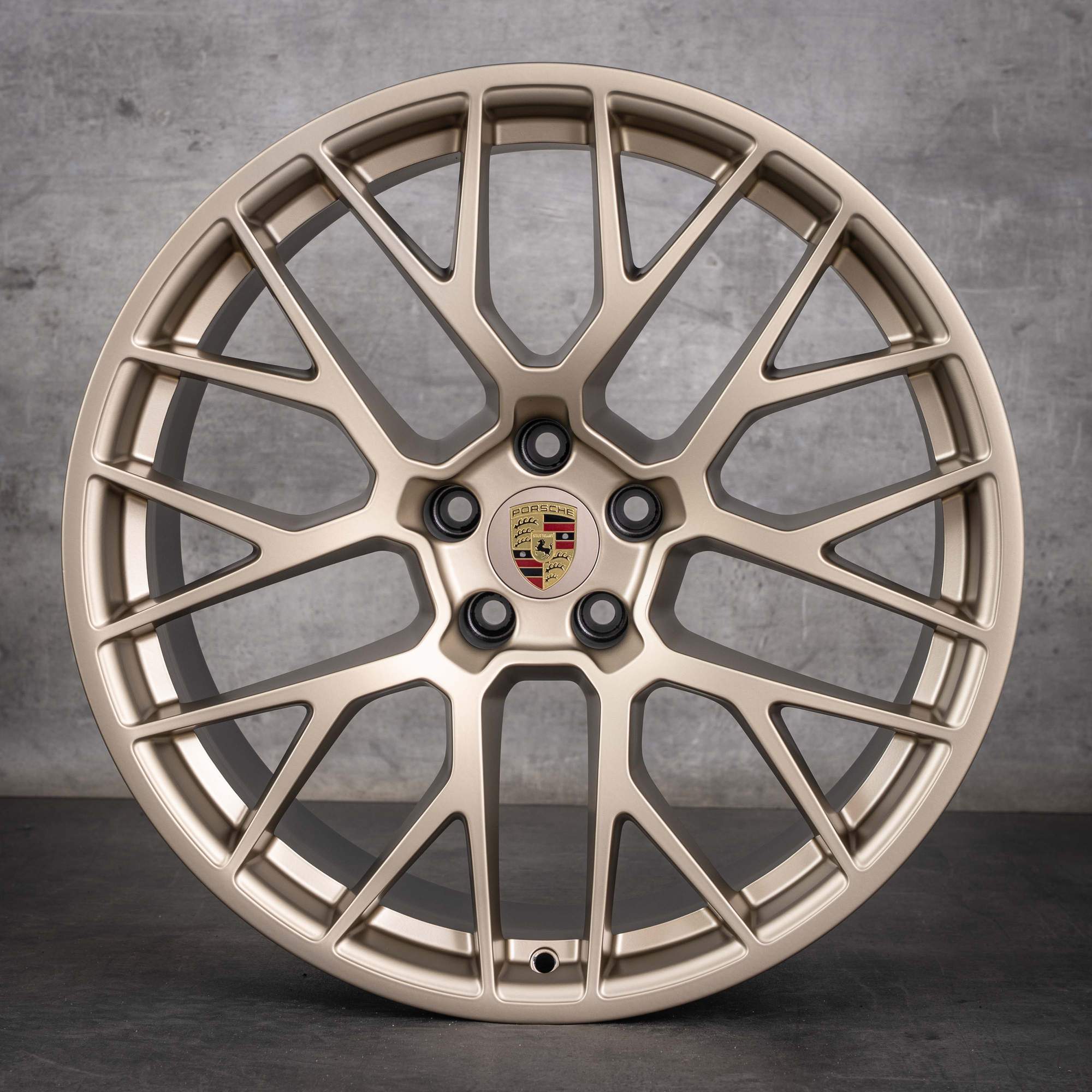 Oryginalne felgi Porsche Macan 20 cali I & II RS Spyder 95B601025DS 95B601025DT neodyme matt